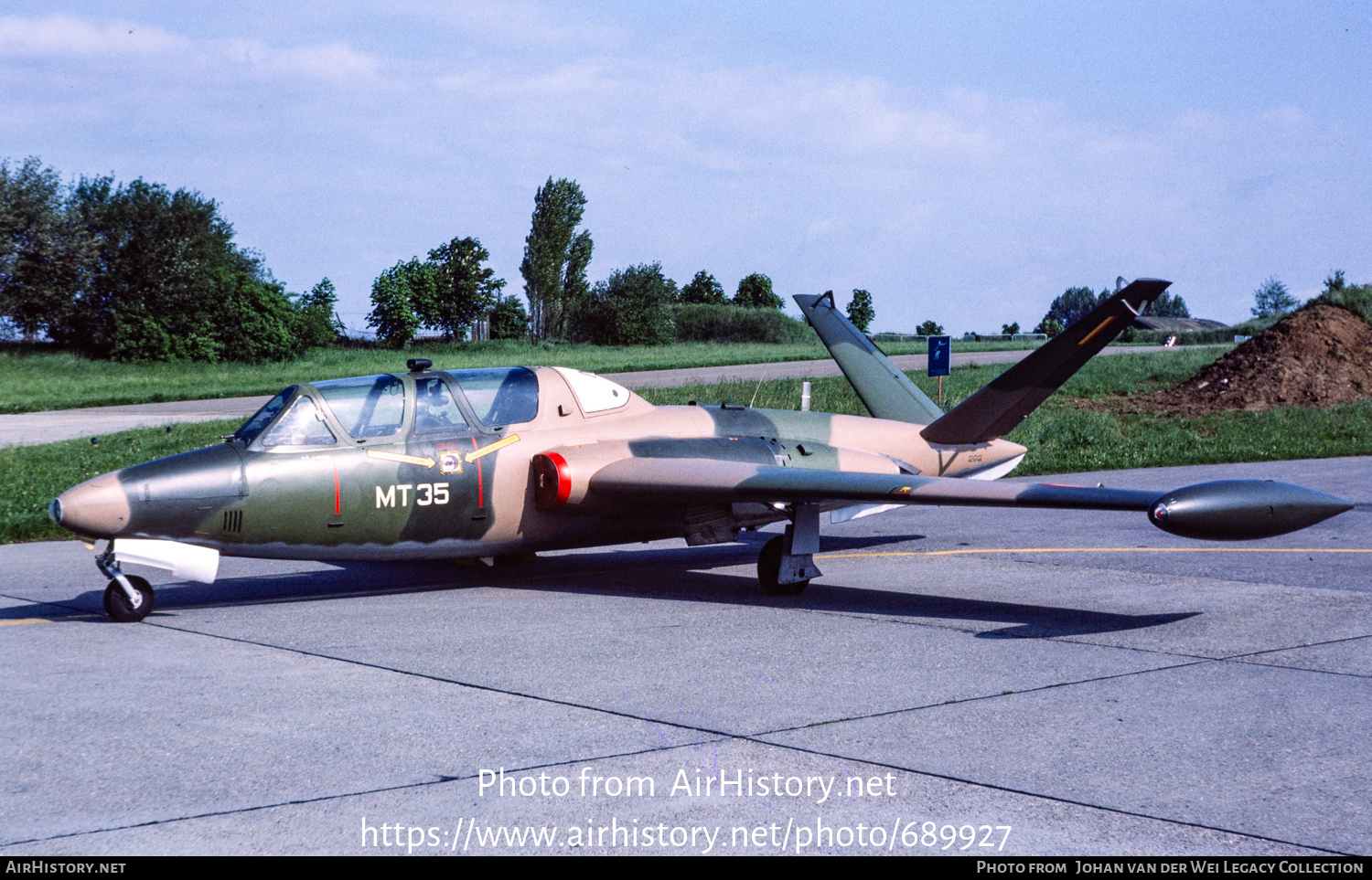 Aircraft Photo of MT35 | Fouga CM-170R Magister | Belgium - Air Force | AirHistory.net #689927
