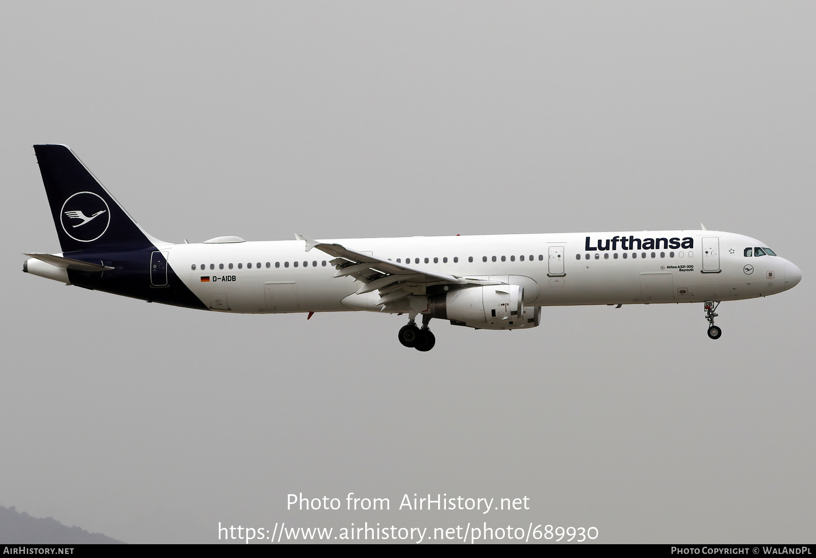 Aircraft Photo of D-AIDB | Airbus A321-231 | Lufthansa | AirHistory.net #689930