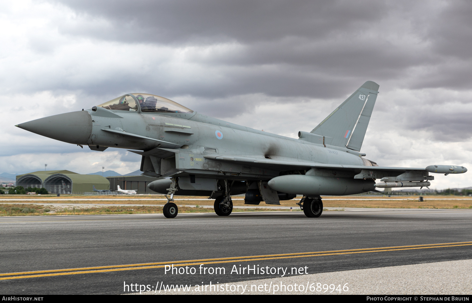 Aircraft Photo of ZK437 | Eurofighter EF-2000 Typhoon FGR4 | UK - Air Force | AirHistory.net #689946