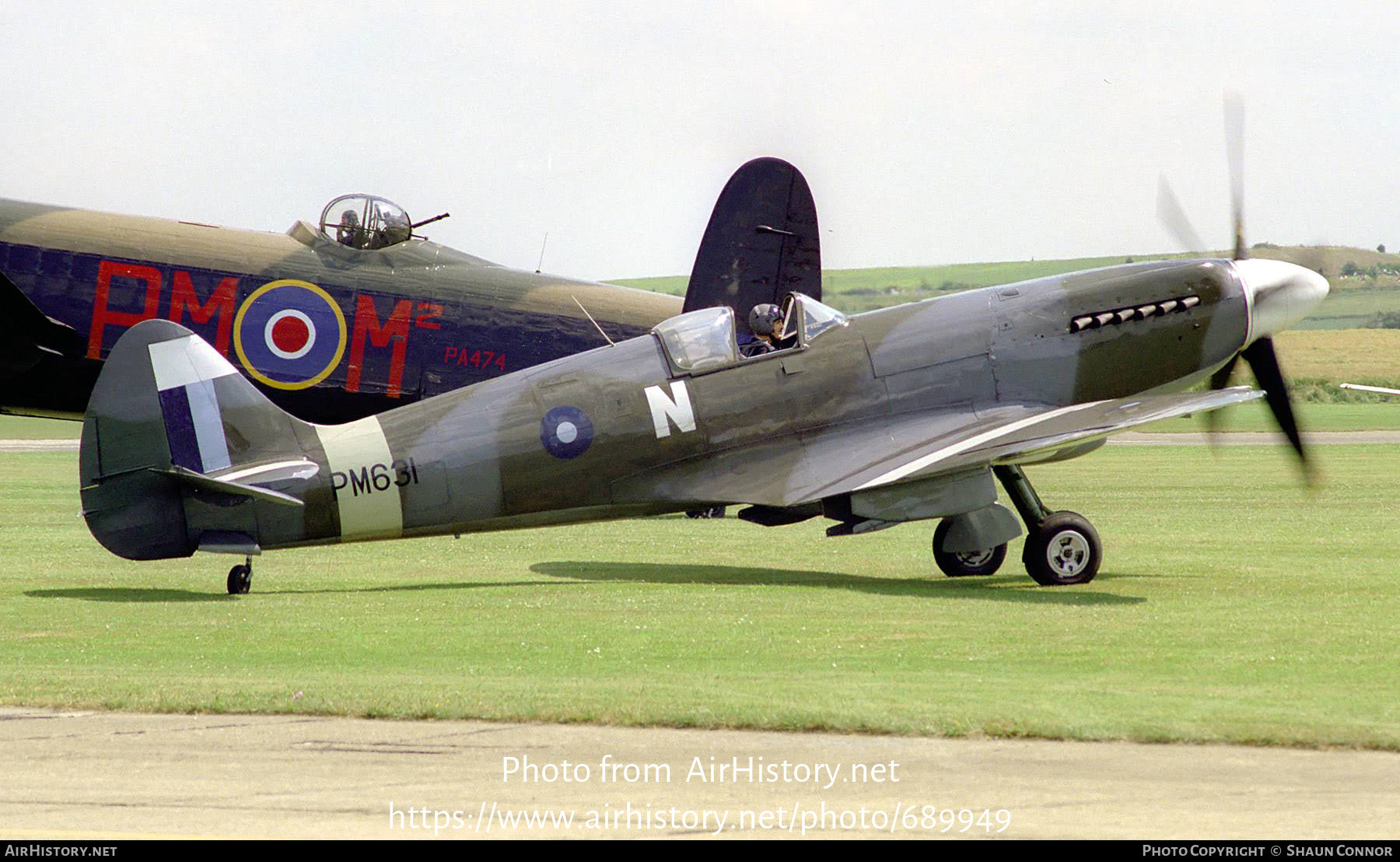 Aircraft Photo of PM631 | Supermarine 389 Spitfire PR19 | UK - Air Force | AirHistory.net #689949