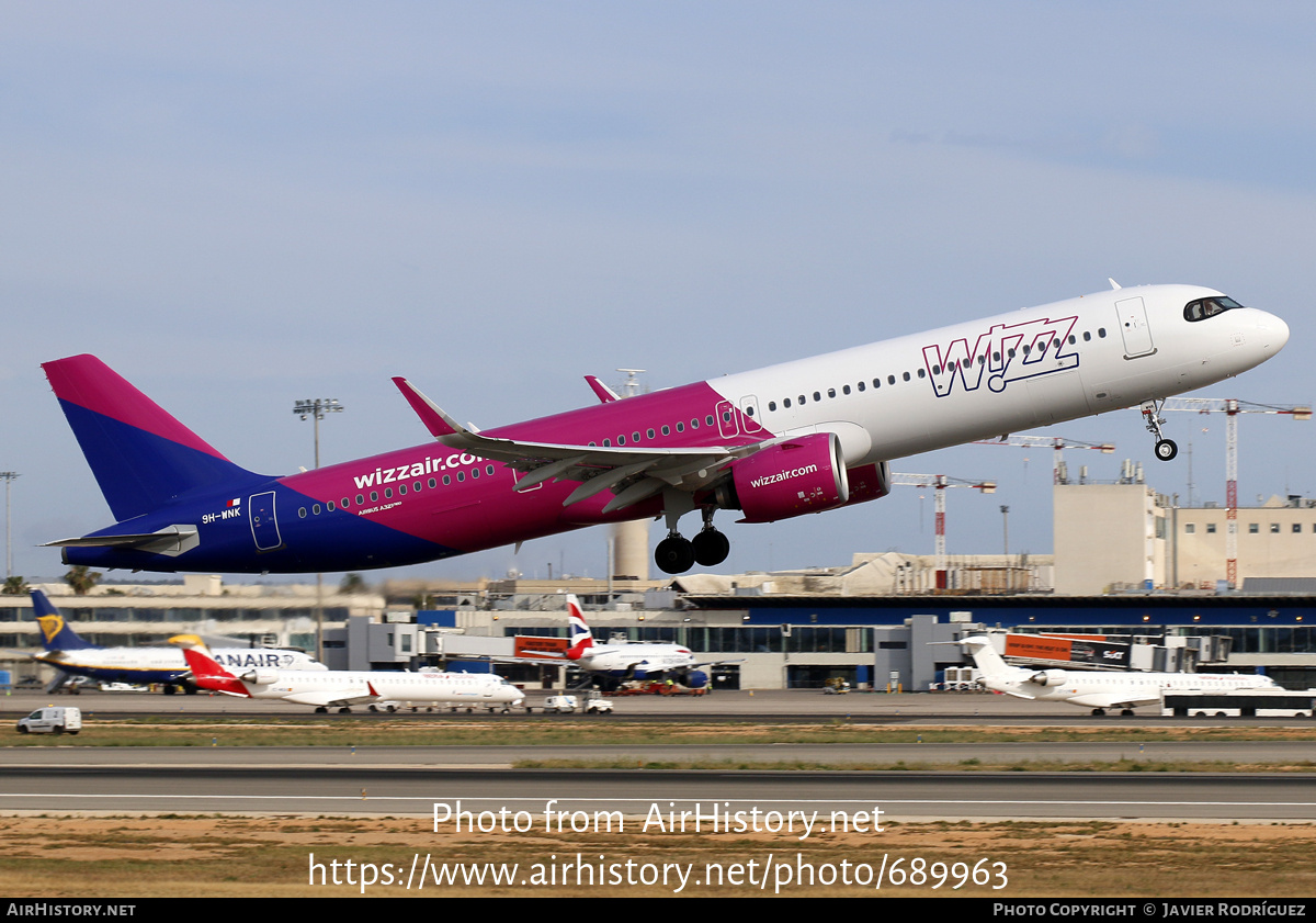 Aircraft Photo of 9H-WNK | Airbus A320-271NX | Wizz Air | AirHistory.net #689963