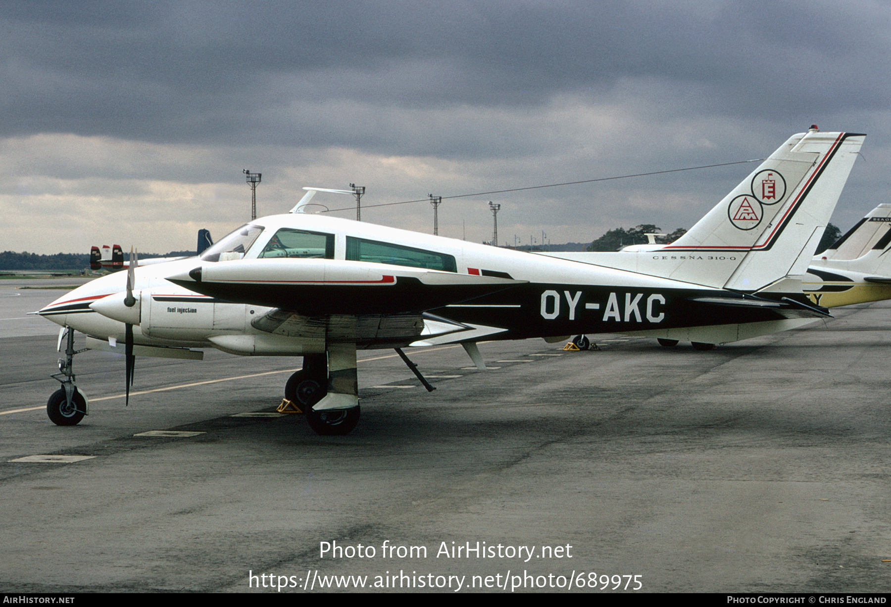 Aircraft Photo of OY-AKC | Cessna 310Q | AirHistory.net #689975