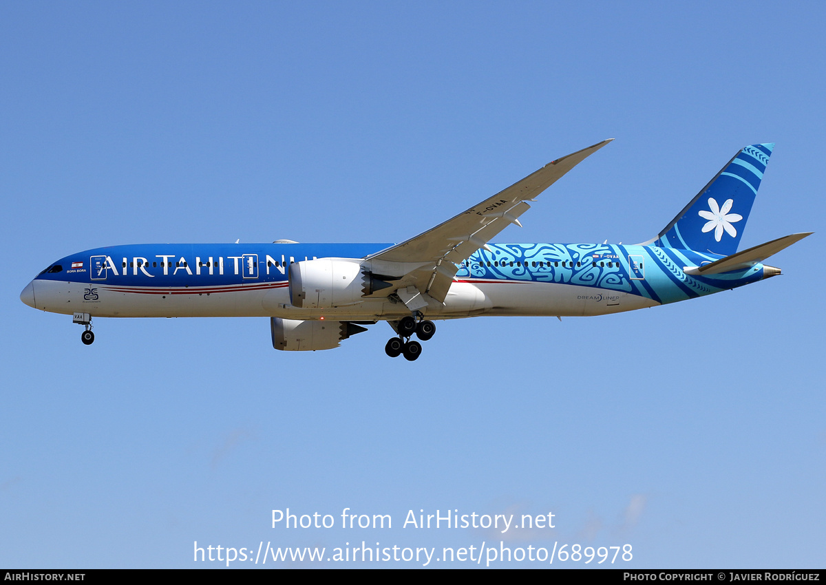 Aircraft Photo of F-OVAA | Boeing 787-9 Dreamliner | Air Tahiti Nui | AirHistory.net #689978
