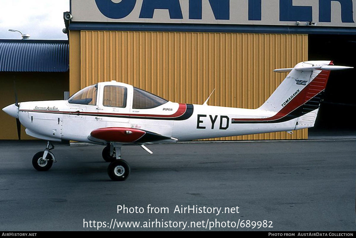 Aircraft Photo of ZK-EYD / EYD | Piper PA-38-112 Tomahawk | Canterbury Aero Club | AirHistory.net #689982