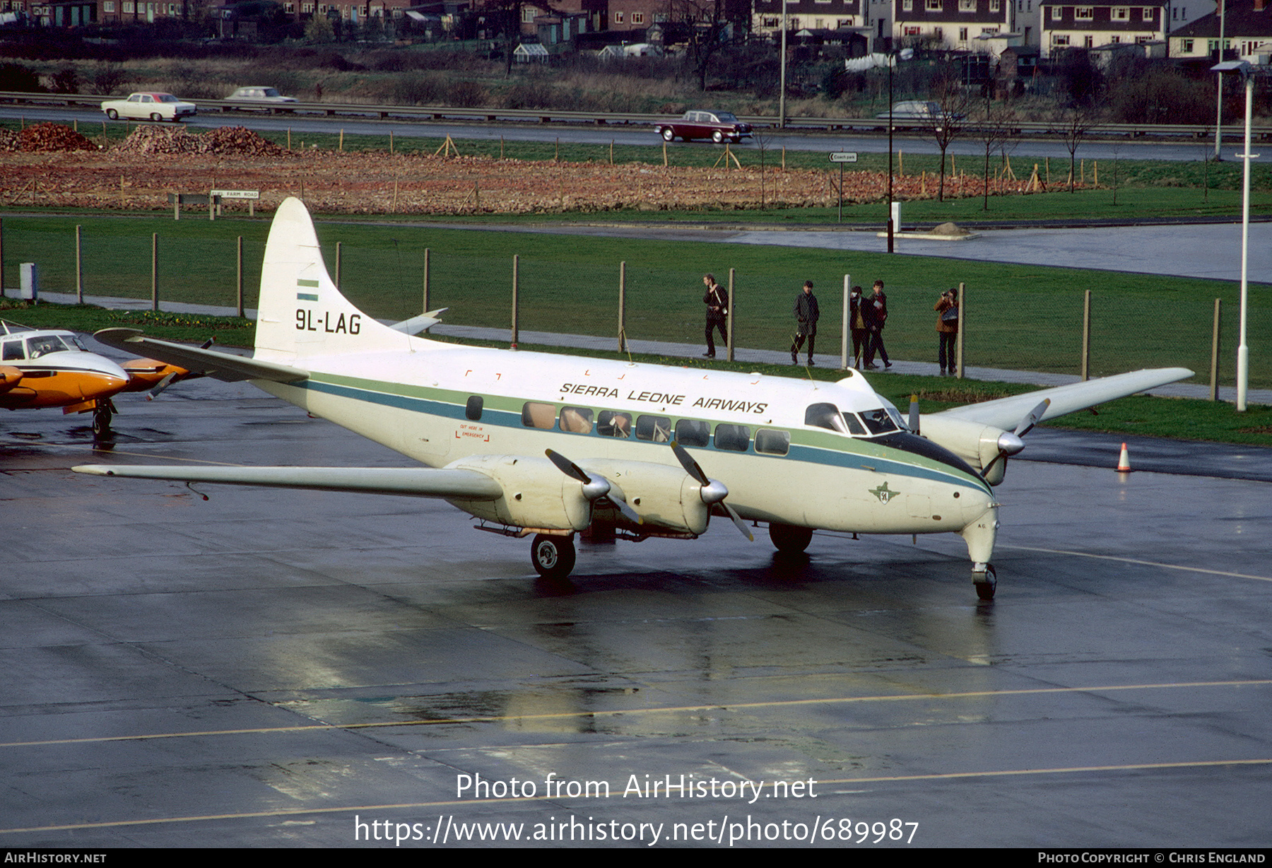 Aircraft Photo of 9L-LAG | De Havilland D.H. 114 Heron 1B | Sierra Leone Airways | AirHistory.net #689987