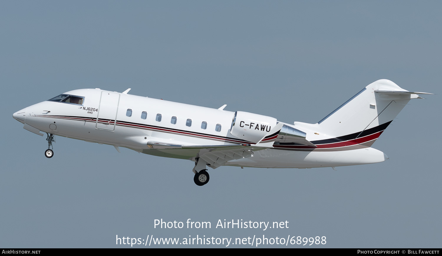 Aircraft Photo of C-FAWU | Bombardier Challenger 650 (CL-600-2B16) | AirHistory.net #689988