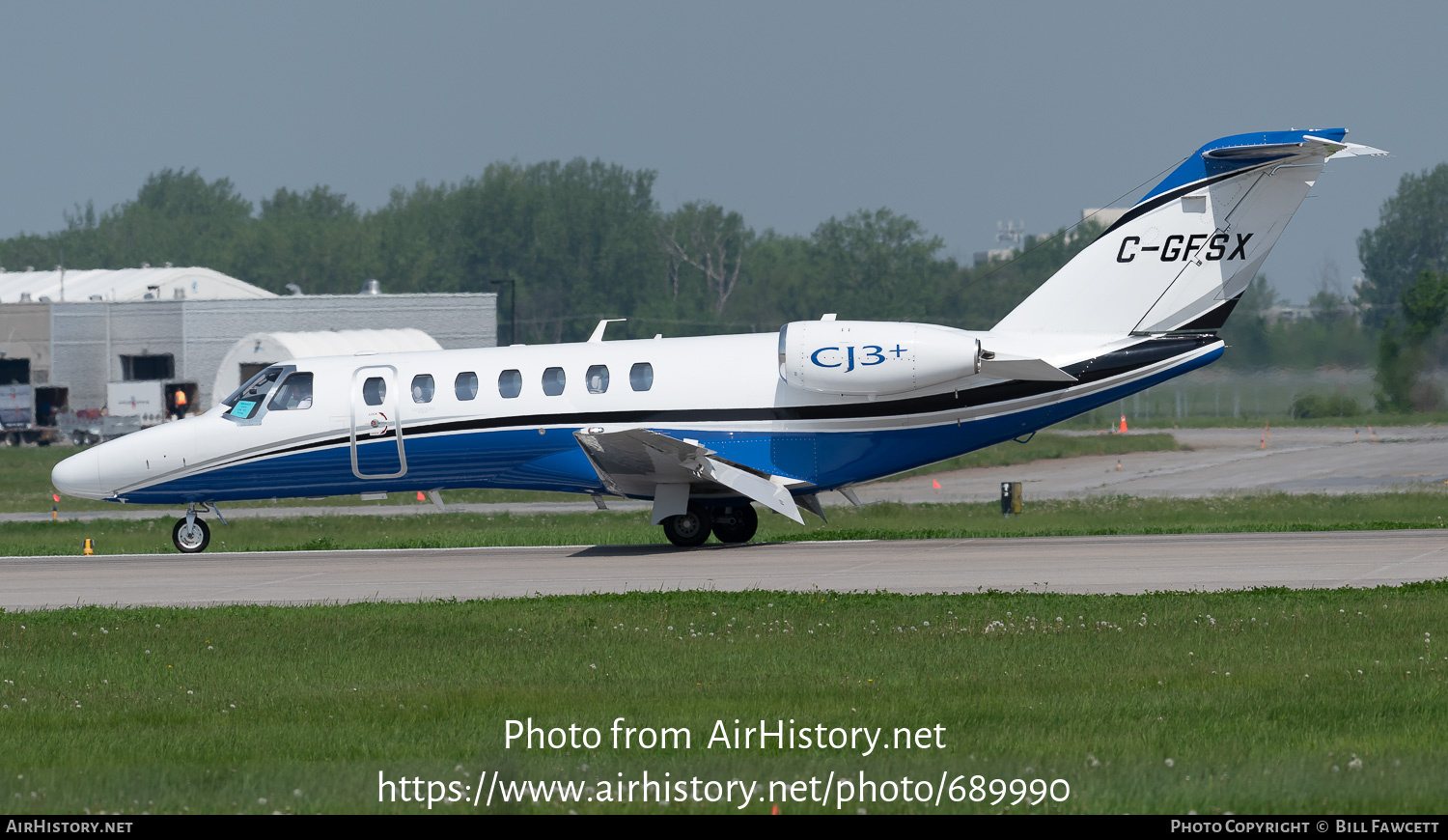 Aircraft Photo of C-GFSX | Cessna 525B CitationJet CJ3+ | AirHistory.net #689990