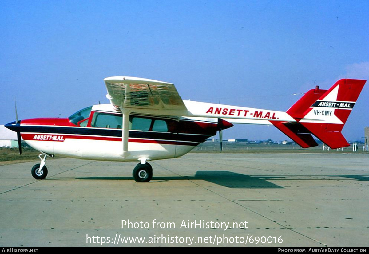 Aircraft Photo of VH-CMY | Cessna 336 Skymaster | Ansett - MAL | AirHistory.net #690016
