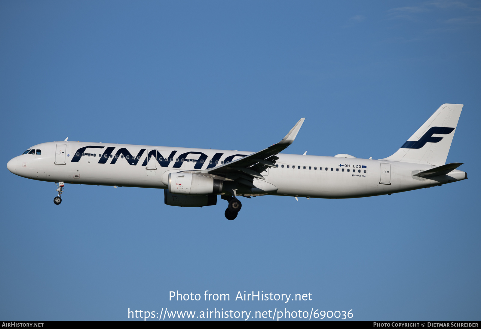 Aircraft Photo of OH-LZO | Airbus A321-231 | Finnair | AirHistory.net #690036