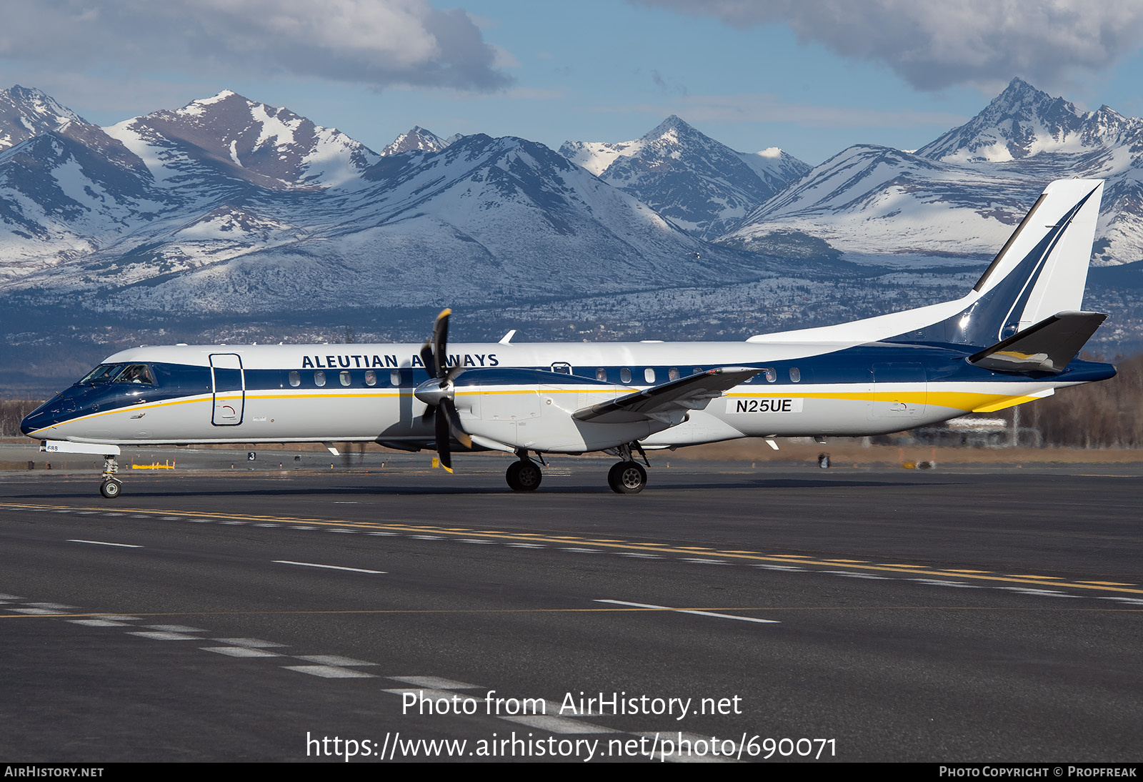 Aircraft Photo of N25UE | Saab 2000 | Aleutian Airways | AirHistory.net #690071