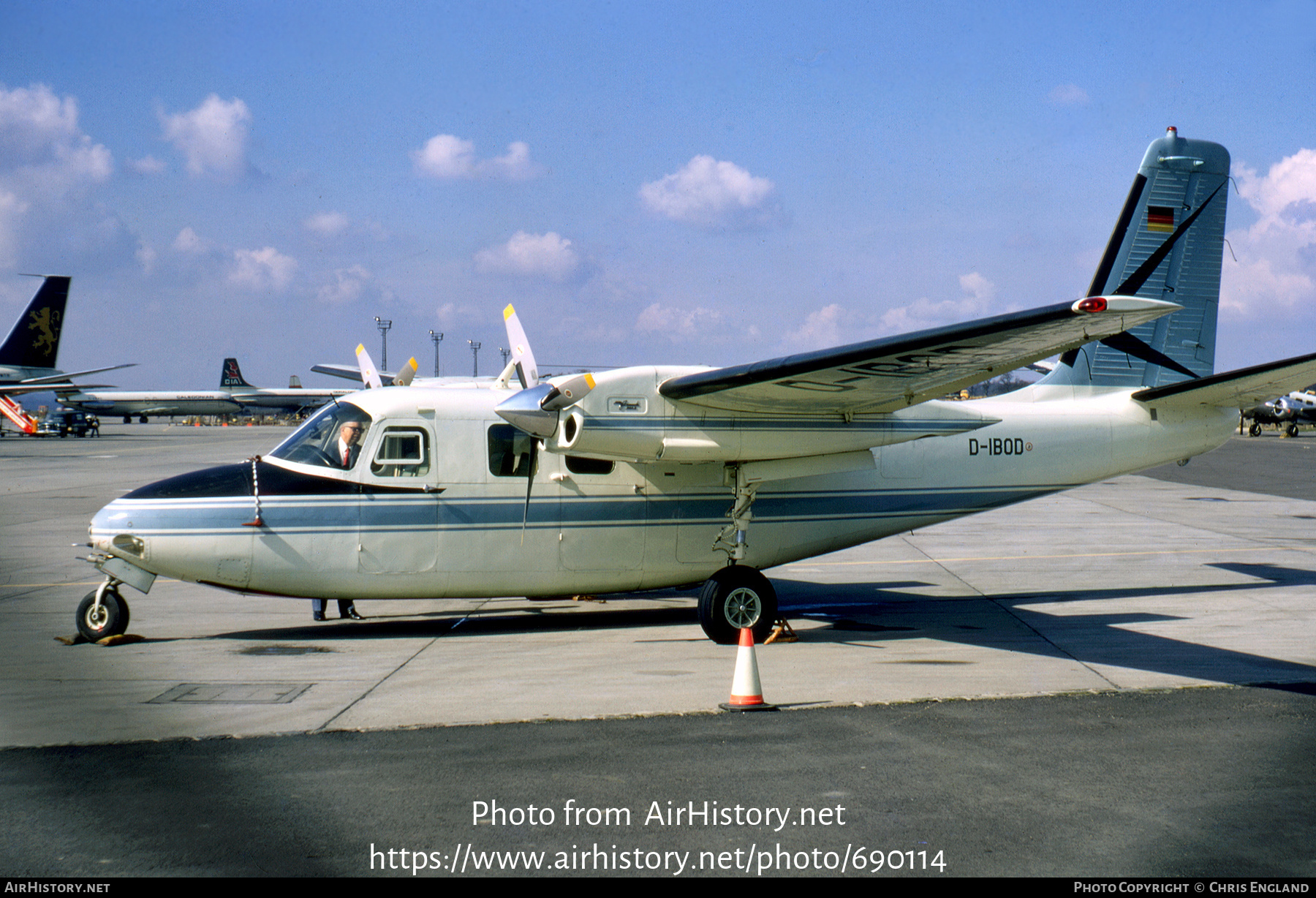 Aircraft Photo of D-IBOD | Aero Commander 500B Commander | AirHistory.net #690114