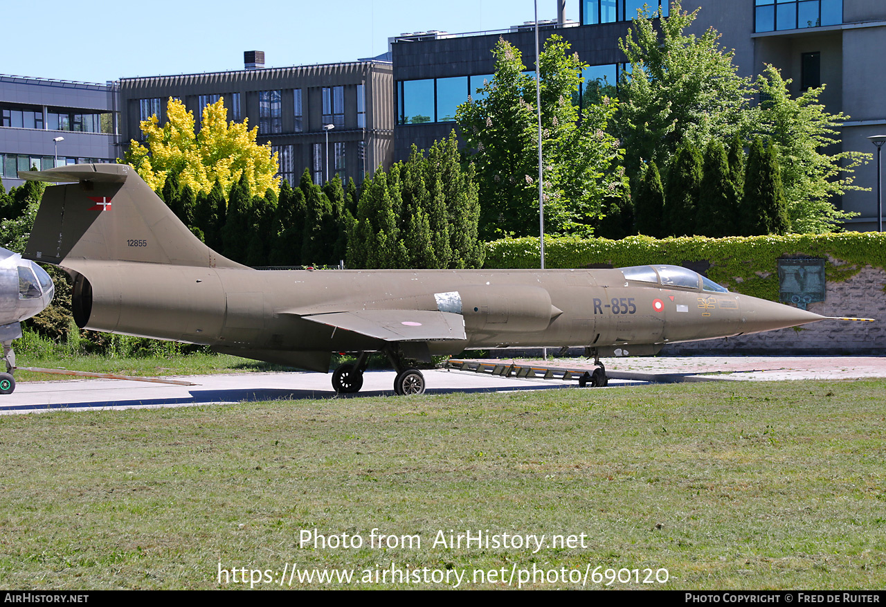 Aircraft Photo of R-855 | Lockheed CF-104 Starfighter | Denmark - Air Force | AirHistory.net #690120