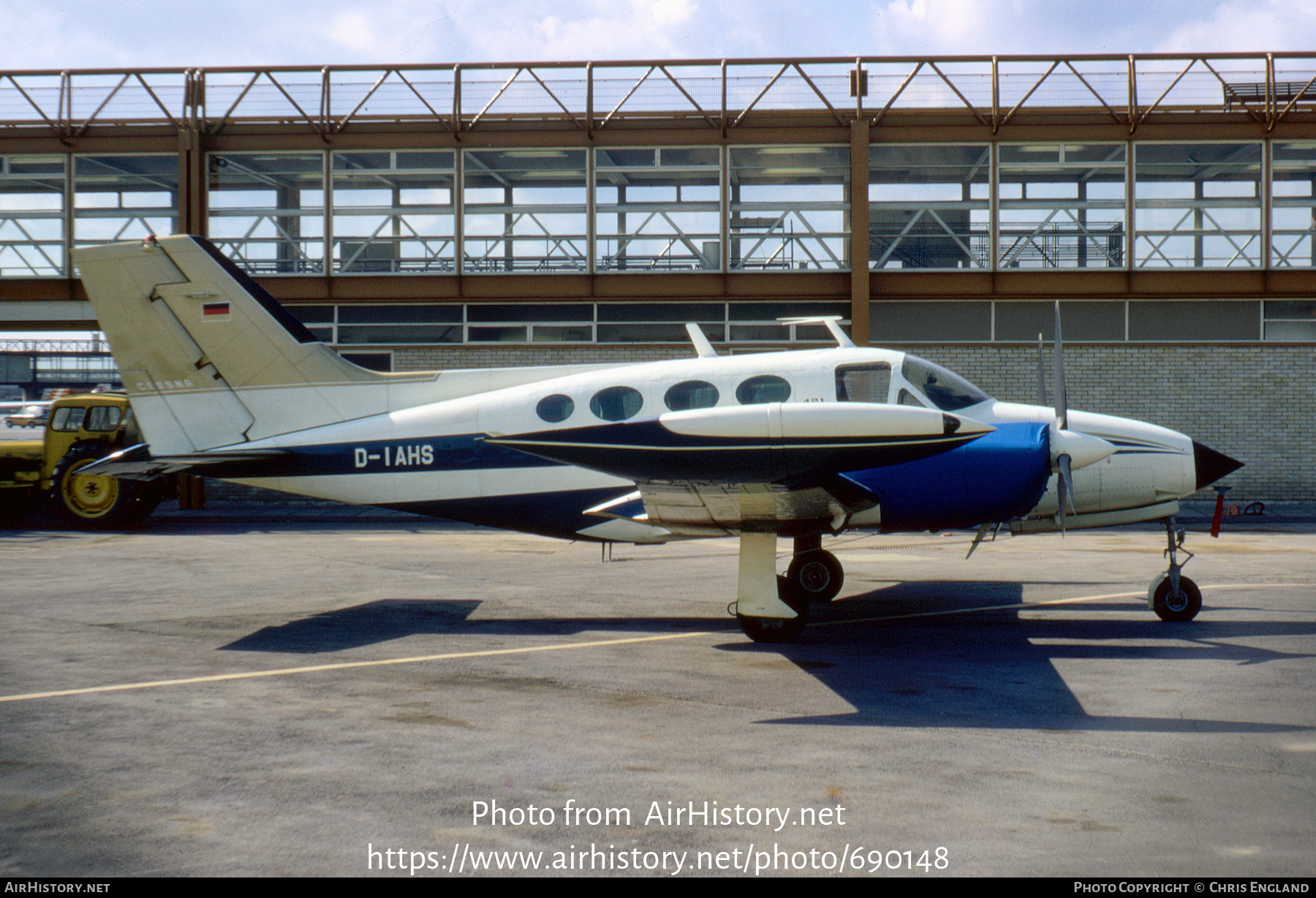 Aircraft Photo of D-IAHS | Cessna 421A | AirHistory.net #690148