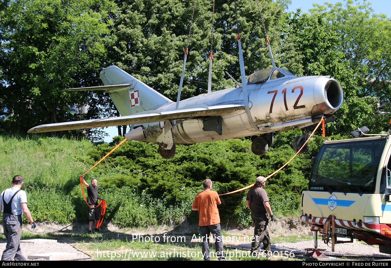 Aircraft Photo of 712 | PZL-Mielec Lim-1 (MiG-15) | Poland - Air Force | AirHistory.net #690156