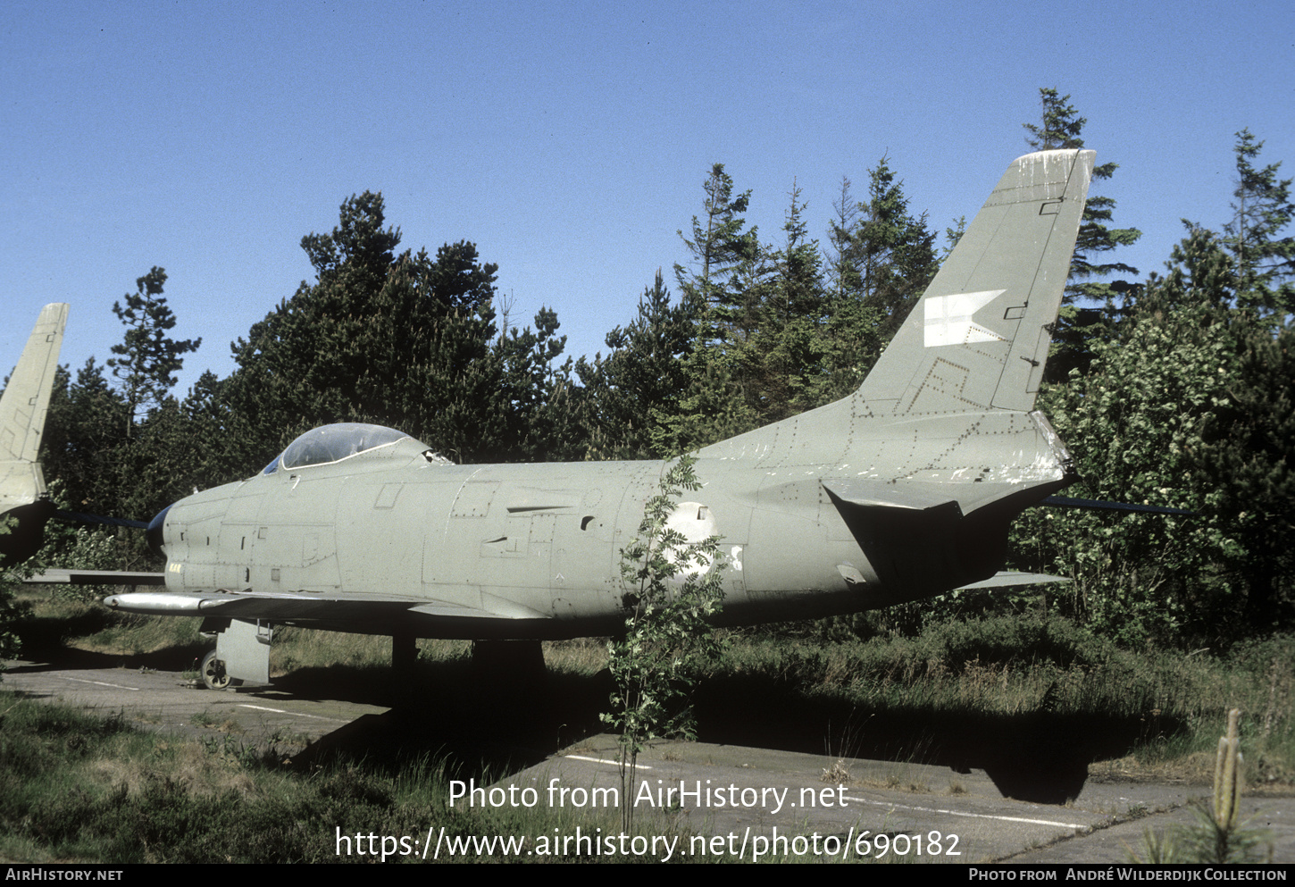 Aircraft Photo of F-303 | North American F-86D Sabre | Denmark - Air Force | AirHistory.net #690182
