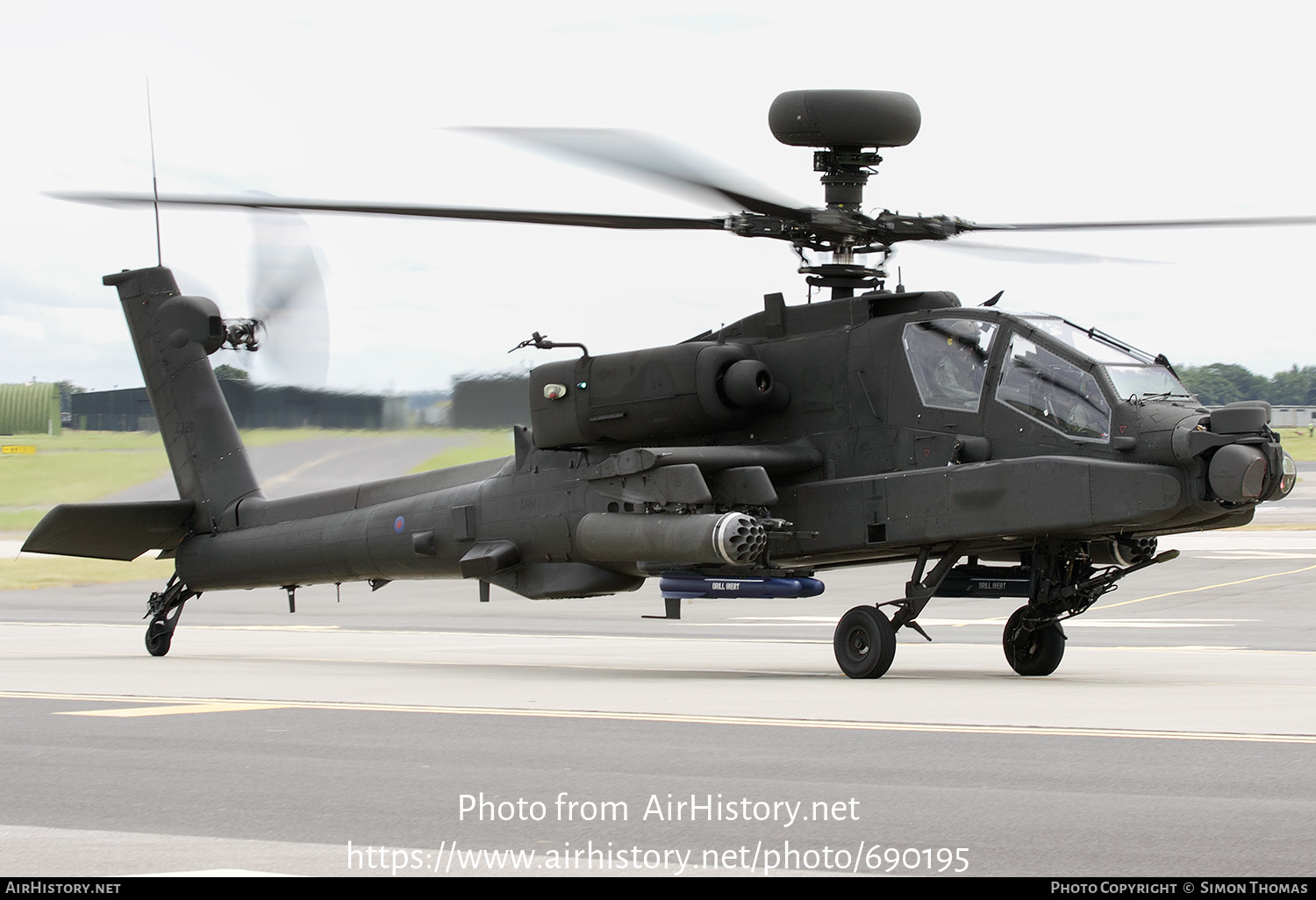 Aircraft Photo of ZJ211 | Westland WAH-64D Longbow Apache AH1 | UK - Army | AirHistory.net #690195
