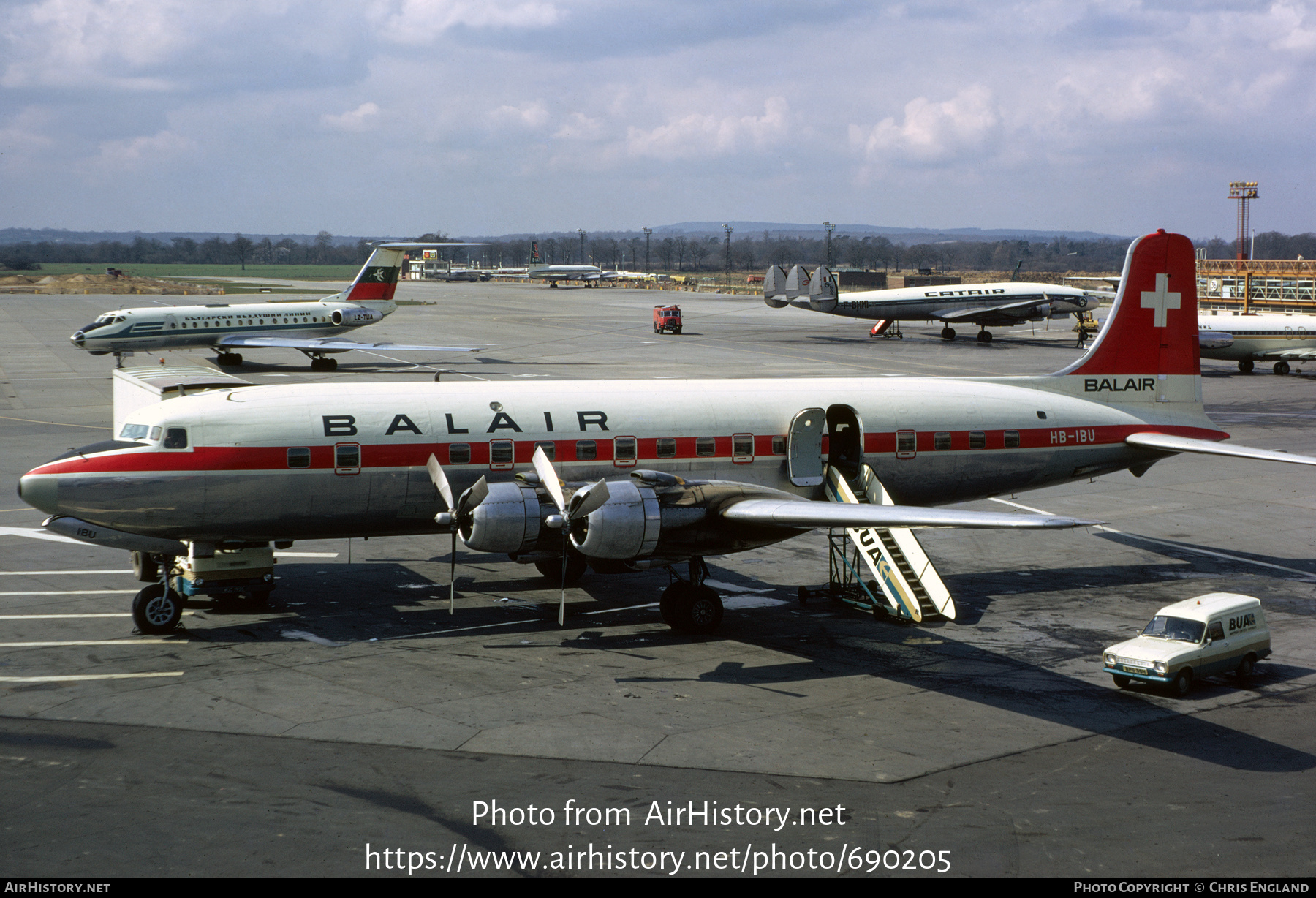 Aircraft Photo of HB-IBU | Douglas DC-6B | Balair | AirHistory.net #690205