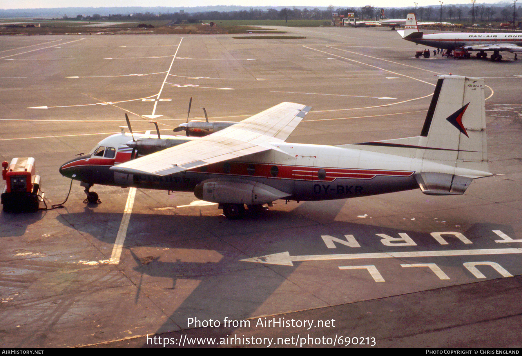 Aircraft Photo of OY-BKR | Nord 262A-27 | Cimber Air | AirHistory.net #690213