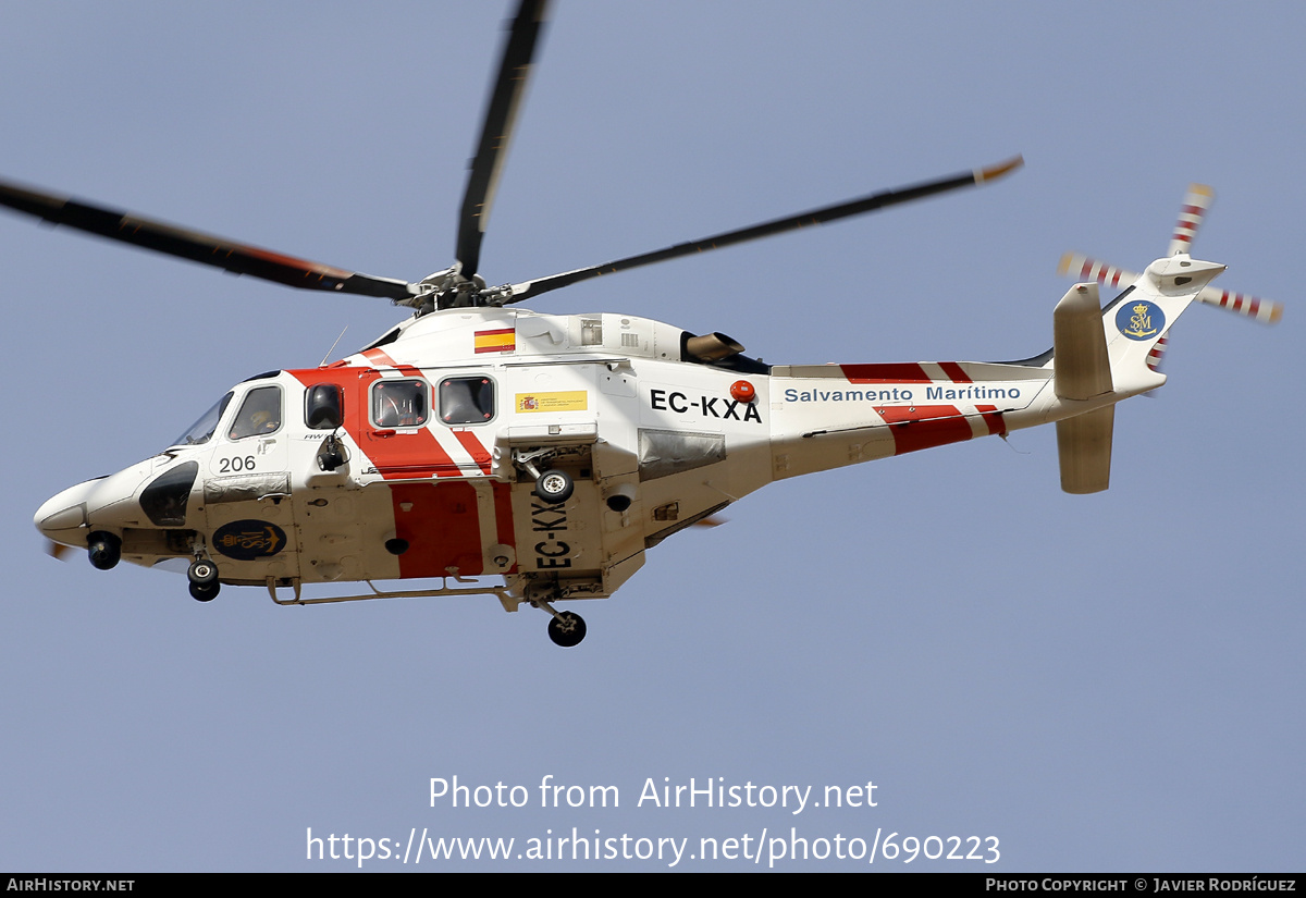 Aircraft Photo of EC-KXA | AgustaWestland AW-139 | Salvamento Marítimo | AirHistory.net #690223