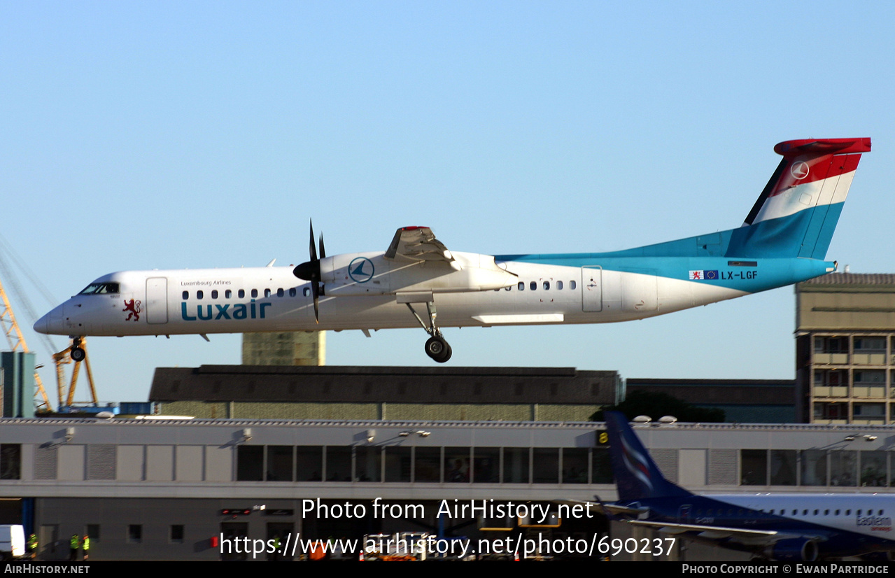 Aircraft Photo of LX-LGF | Bombardier DHC-8-402 Dash 8 | Luxair | AirHistory.net #690237