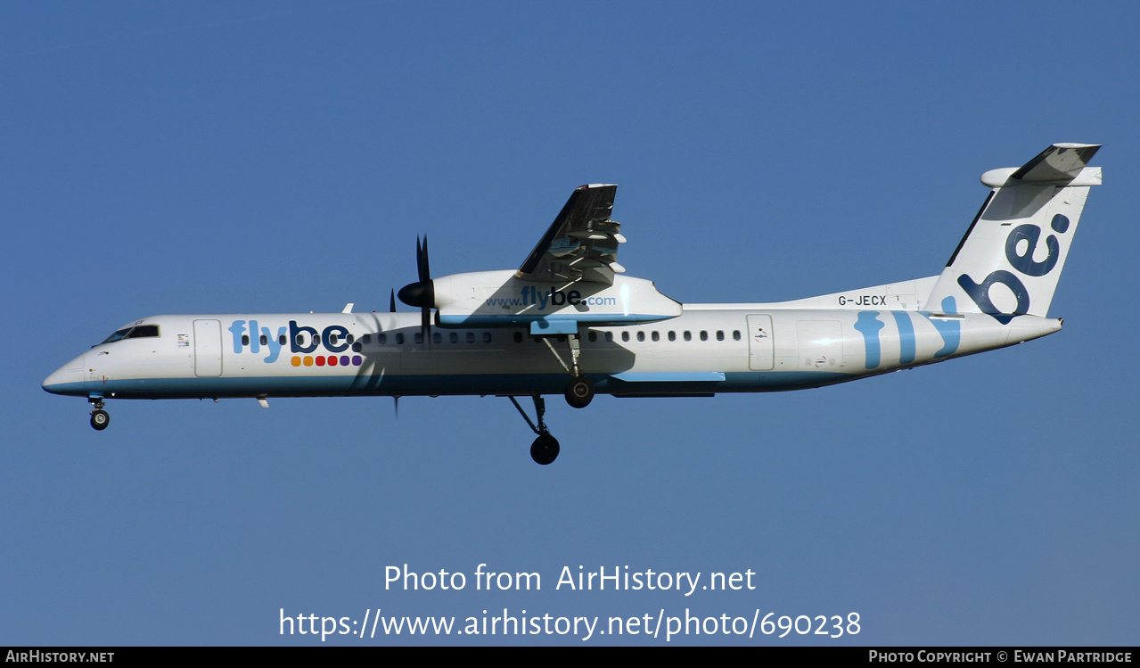 Aircraft Photo of G-JECL | Bombardier DHC-8-402 Dash 8 | Flybe | AirHistory.net #690238