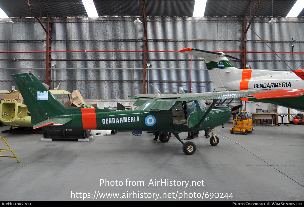 Aircraft Photo of GN-604 | Cessna 152 | Argentina - Gendarmeria | AirHistory.net #690244