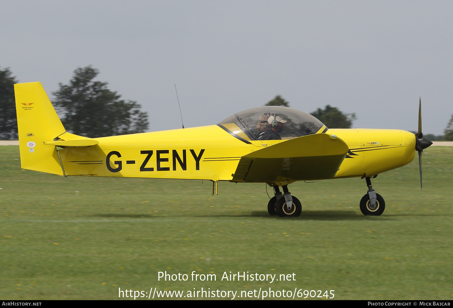 Aircraft Photo of G-ZENY | Zenair CH-601HD Zodiac | AirHistory.net #690245