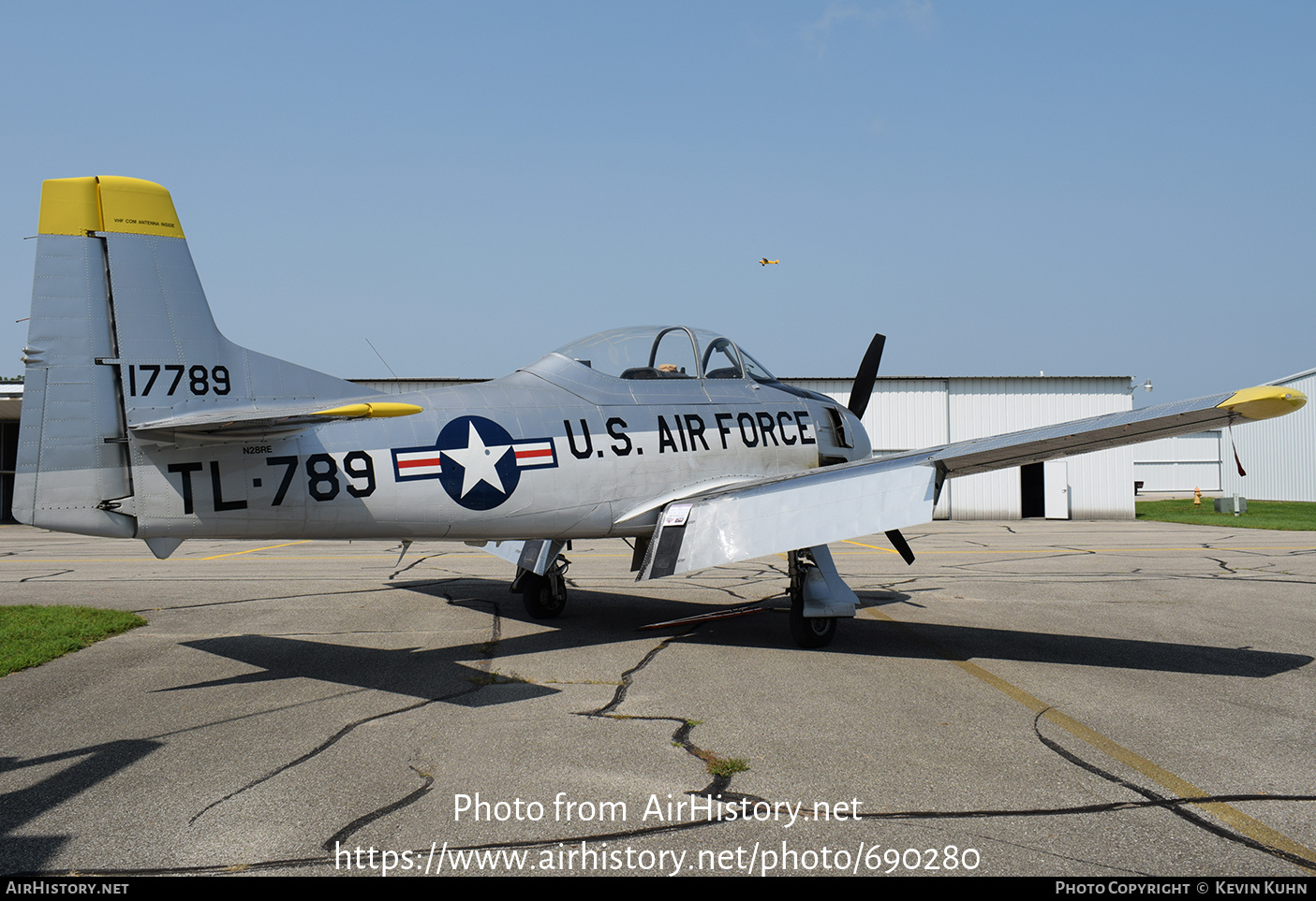 Aircraft Photo of N28RE / 51-7789 | North American T-28A Trojan | USA - Air Force | AirHistory.net #690280
