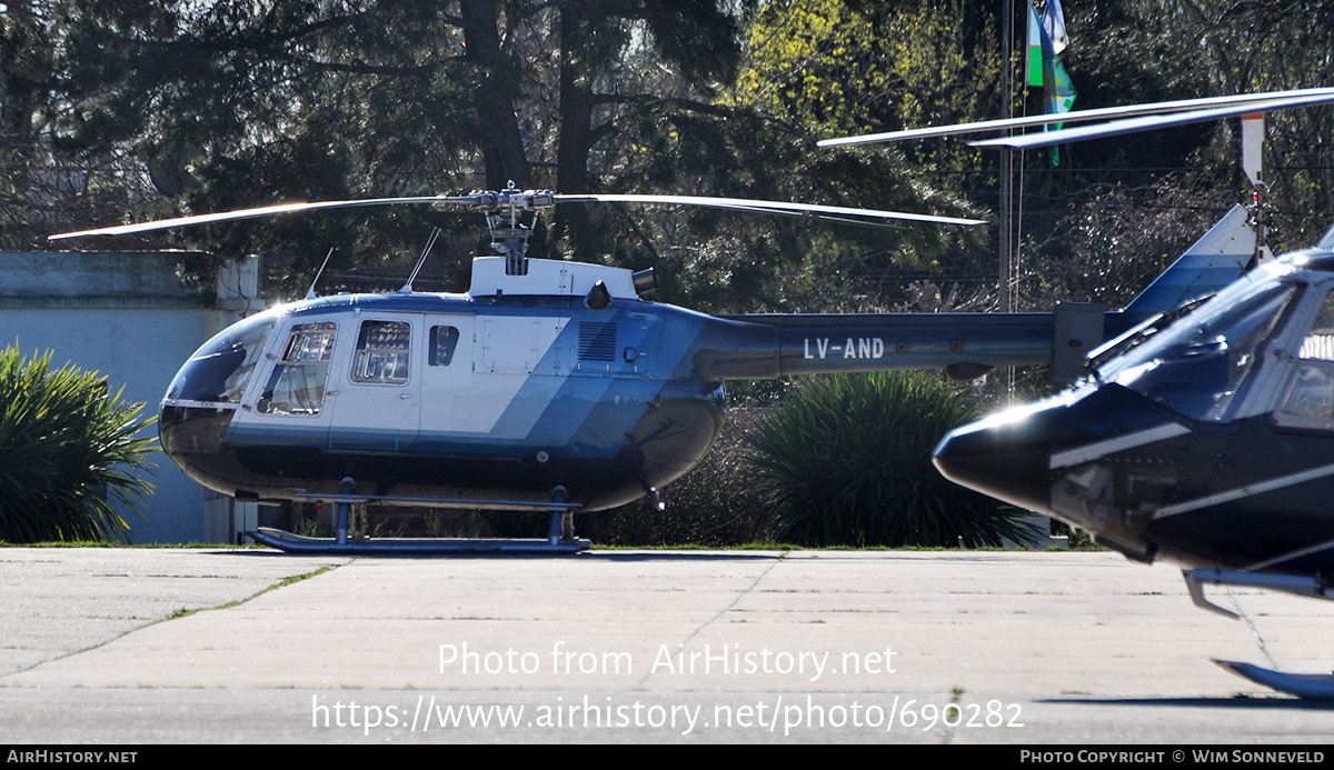 Aircraft Photo of LV-AND | MBB BO-105CBS-2 | AirHistory.net #690282