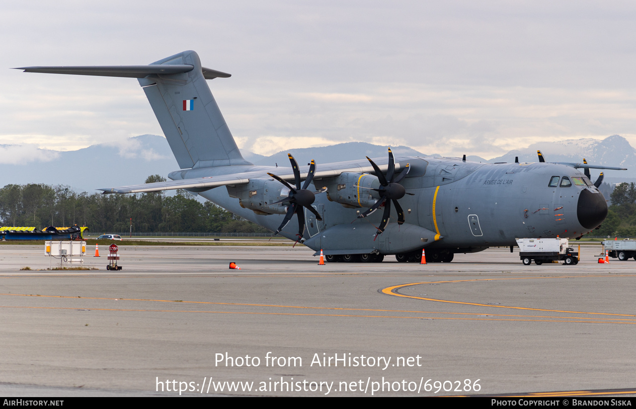 Aircraft Photo of 0008 | Airbus A400M Atlas | France - Air Force | AirHistory.net #690286