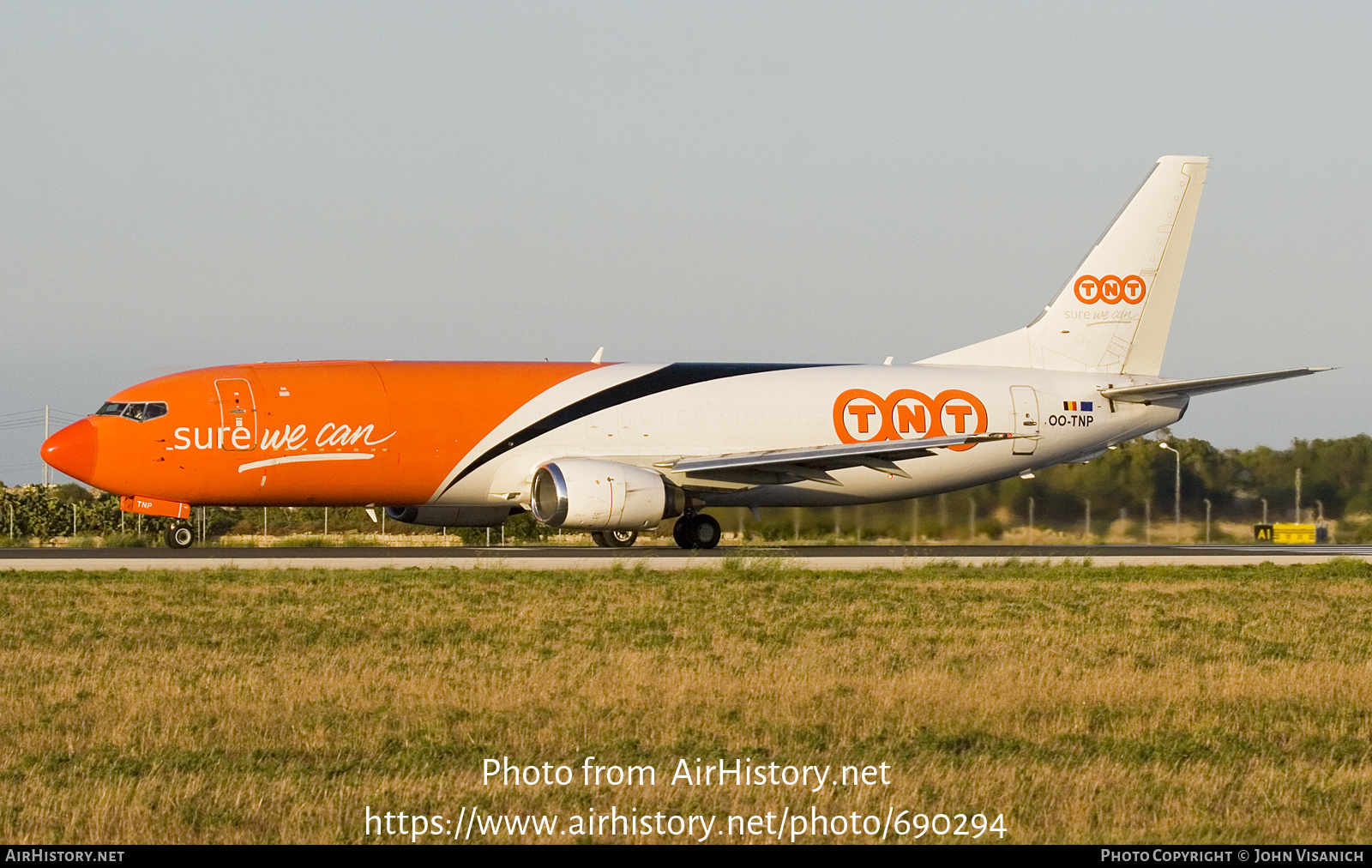 Aircraft Photo of OO-TNP | Boeing 737-45D(SF) | TNT Airways | AirHistory.net #690294