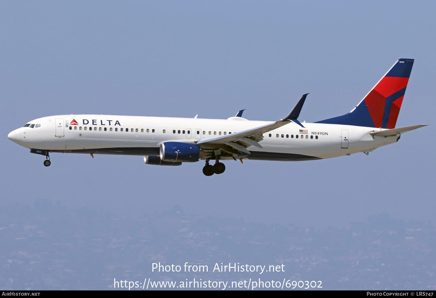 Aircraft Photo of N849DN | Boeing 737-932/ER | Delta Air Lines | AirHistory.net #690302