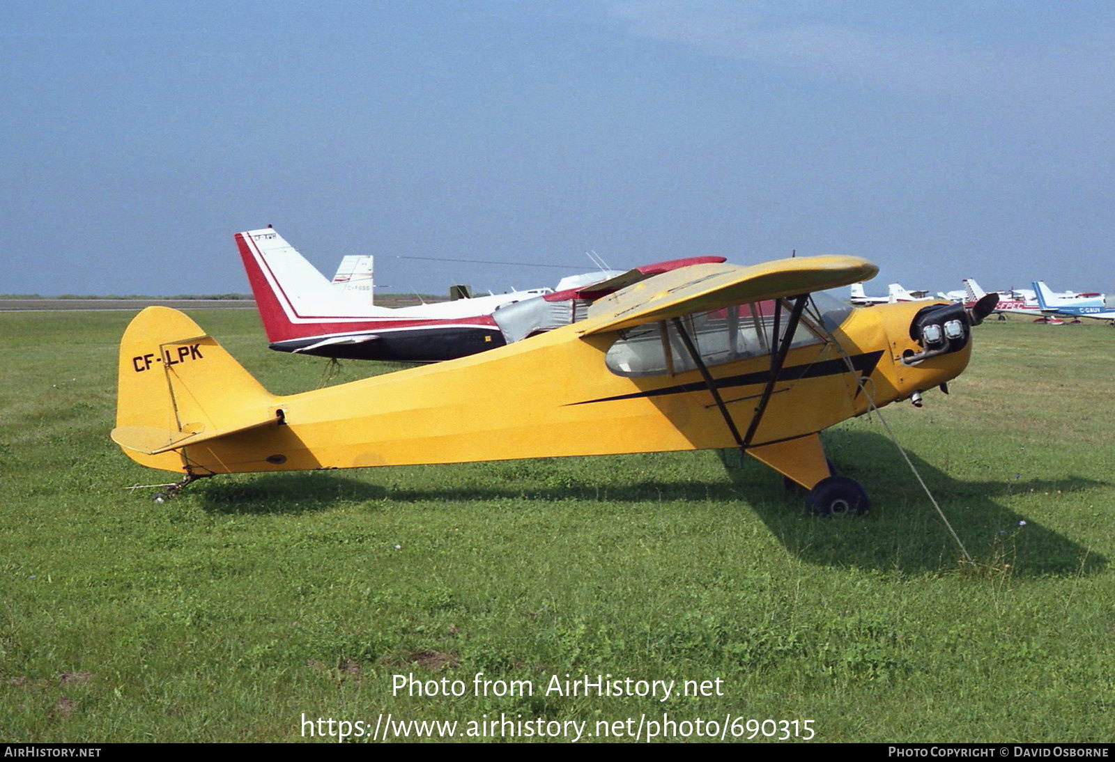 Aircraft Photo of CF-LPK | Piper J-3C-65 Cub | AirHistory.net #690315
