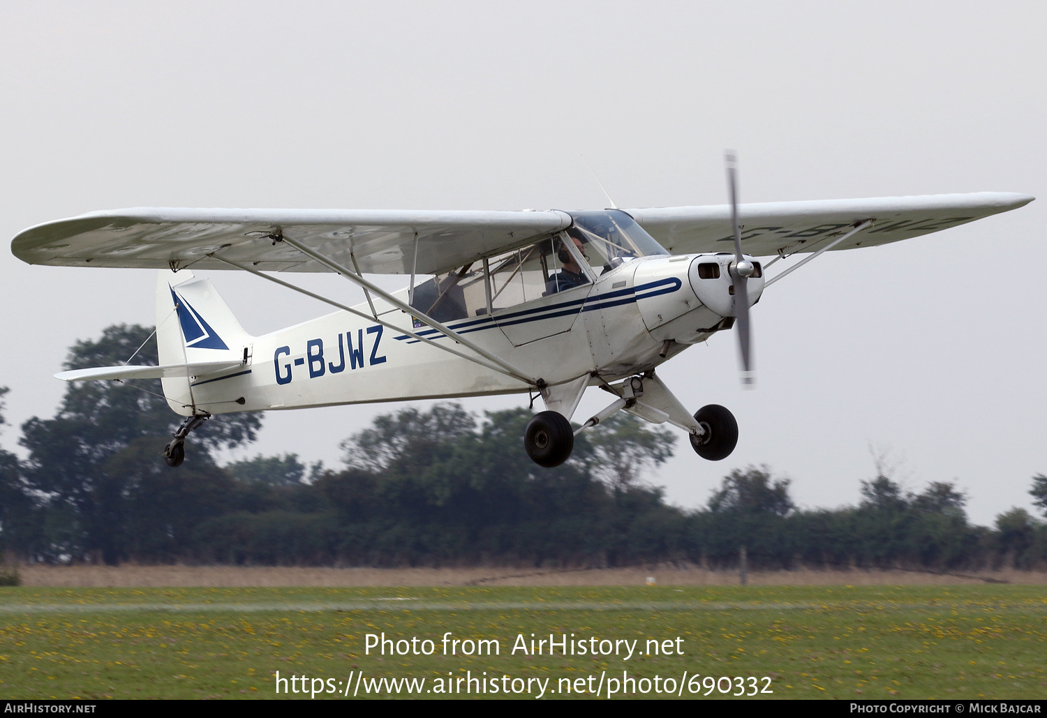 Aircraft Photo of G-BJWZ | Piper L-18C Super Cub | AirHistory.net #690332