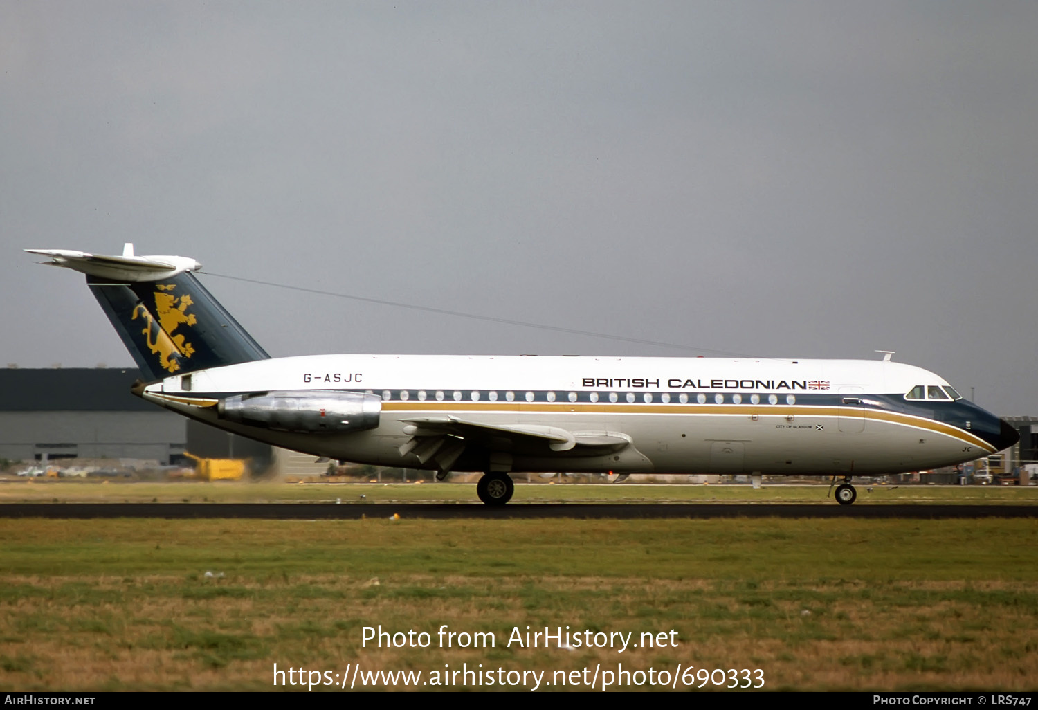 Aircraft Photo of G-ASJC | BAC 111-201AC One-Eleven | British Caledonian Airways | AirHistory.net #690333