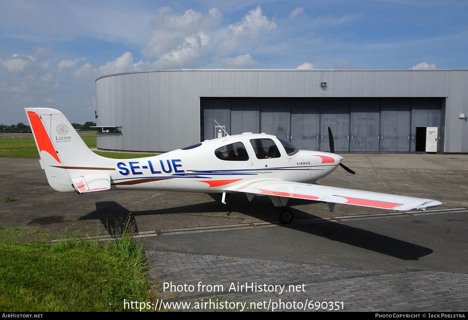 Aircraft Photo of SE-LUE | Cirrus SR-20 G2 | Lund University | AirHistory.net #690351