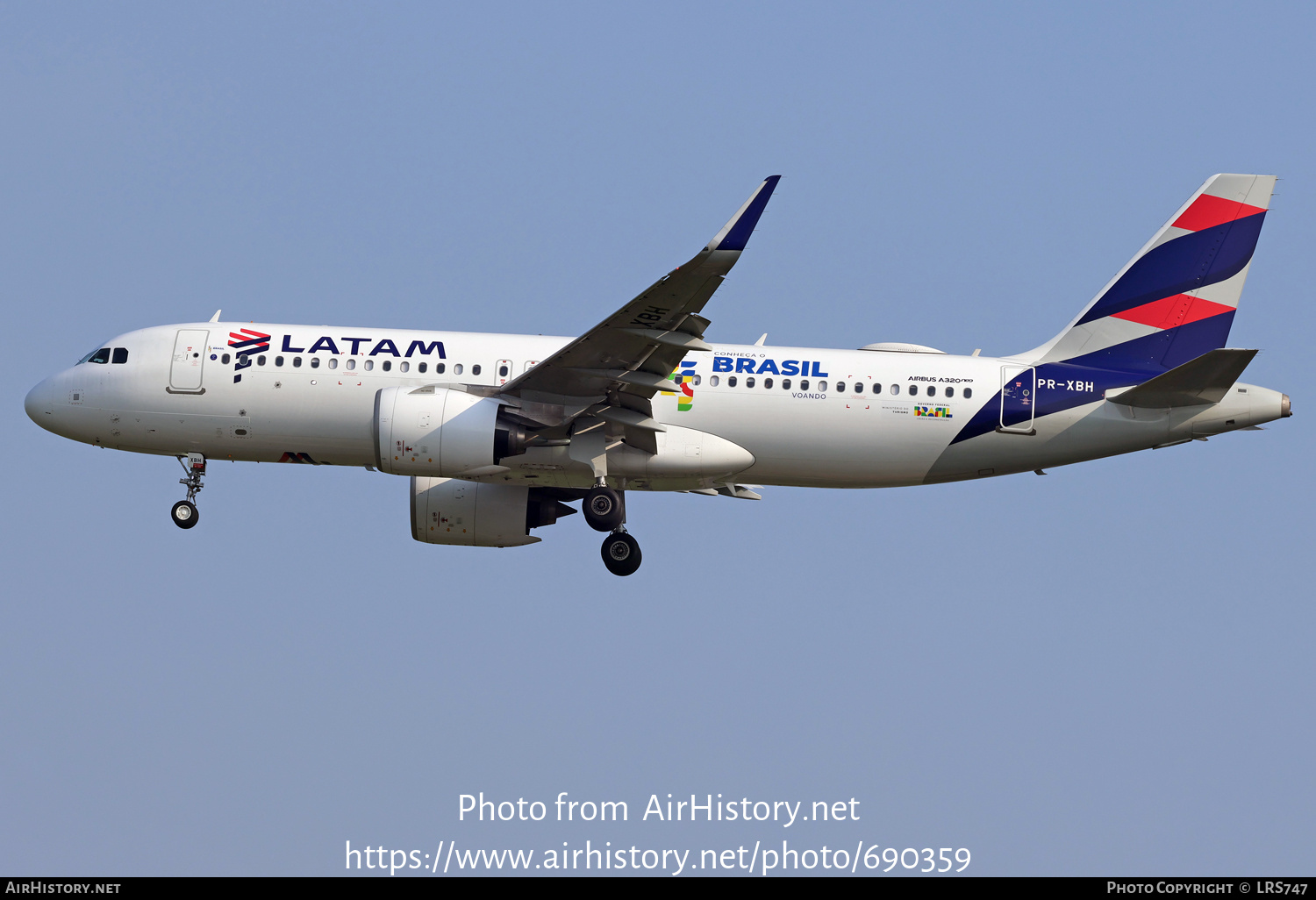 Aircraft Photo of PR-XBH | Airbus A320-271N | LATAM Airlines | AirHistory.net #690359