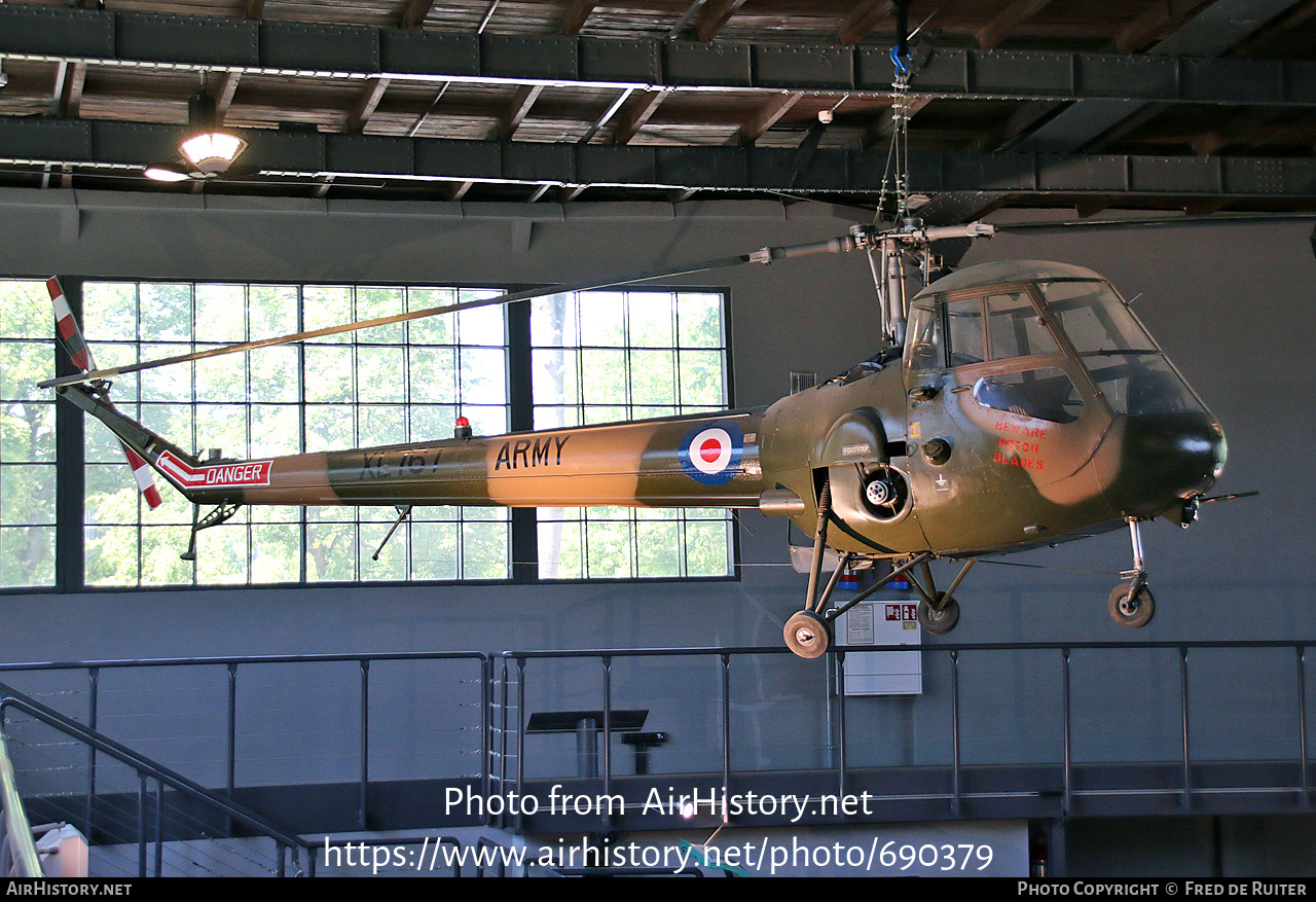 Aircraft Photo of XL767 | Saunders-Roe Skeeter AOP12 | UK - Army | AirHistory.net #690379