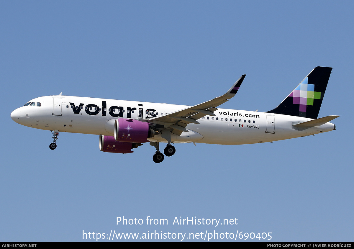 Aircraft Photo of XA-VRQ | Airbus A320-271N | Volaris | AirHistory.net #690405