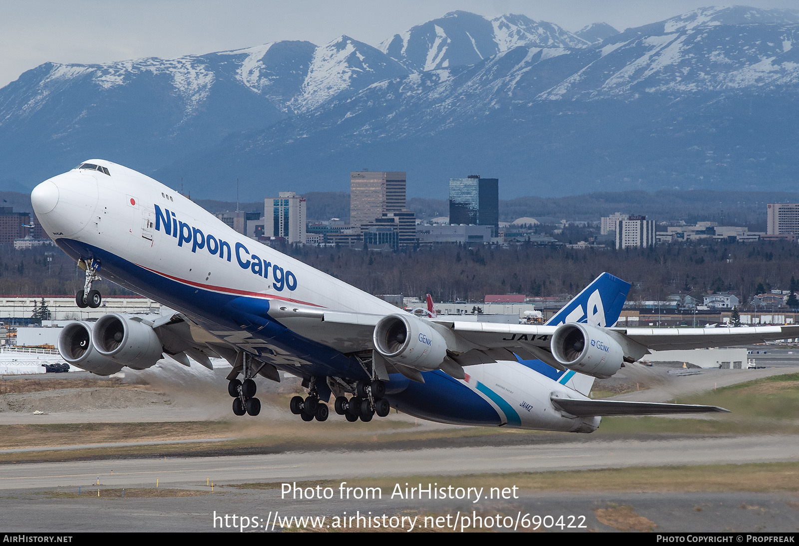 Aircraft Photo of JA14KZ | Boeing 747-8KZF/SCD | Nippon Cargo Airlines - NCA | AirHistory.net #690422