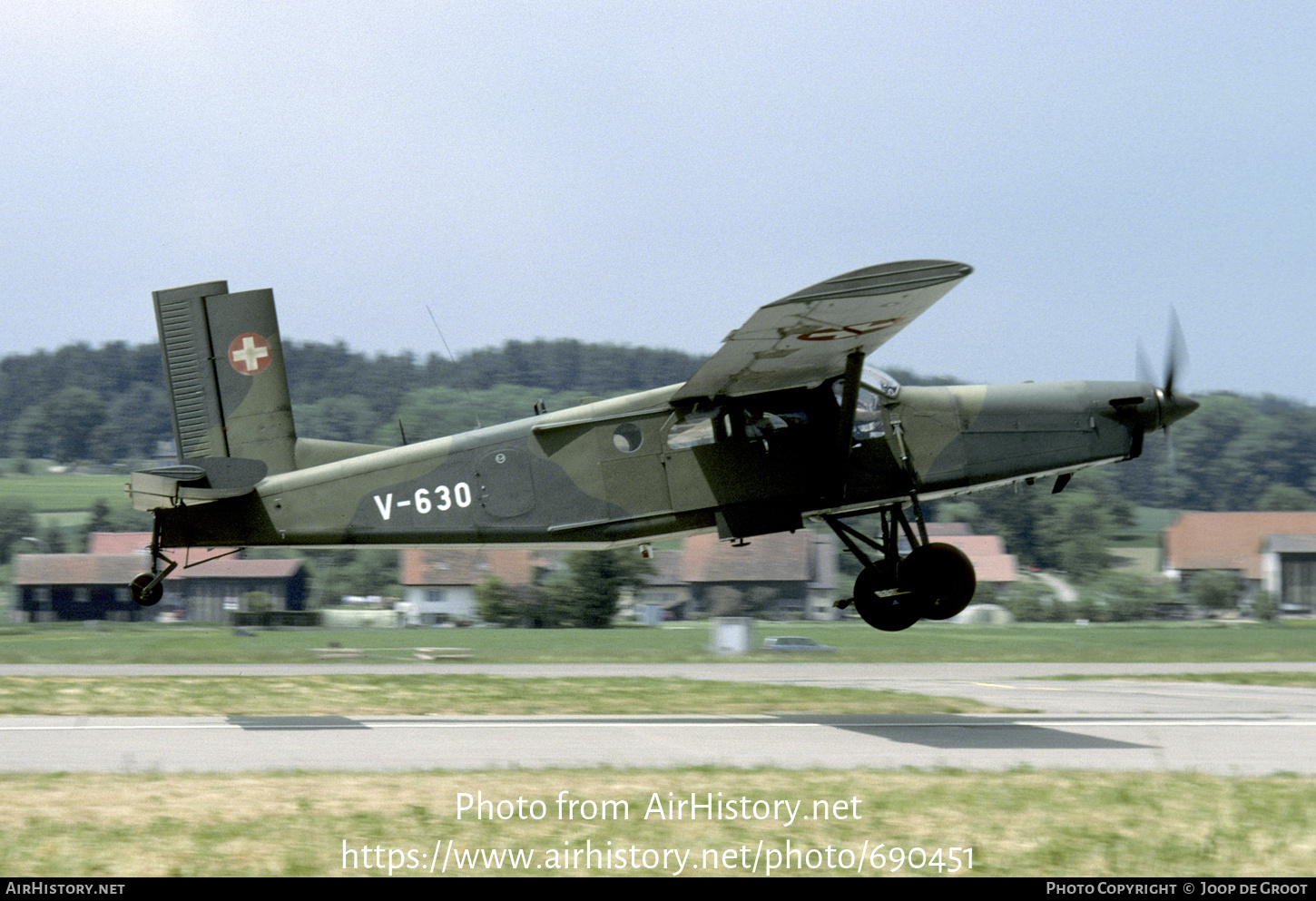 Aircraft Photo of V-630 | Pilatus PC-6/B2-H2M Turbo Porter | Switzerland - Air Force | AirHistory.net #690451