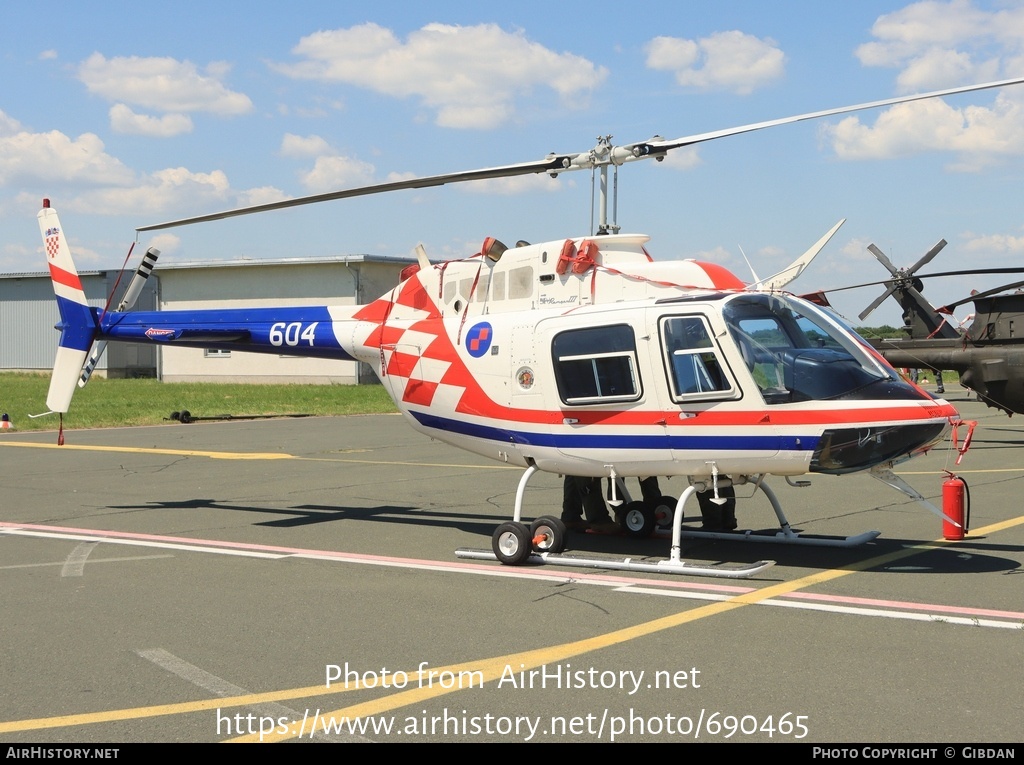 Aircraft Photo of 604 | Bell 206B-3 JetRanger III | Croatia - Air Force | AirHistory.net #690465