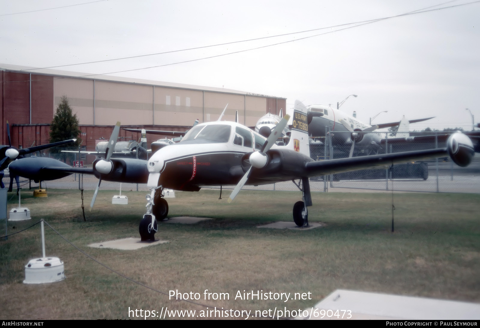 Aircraft Photo of 57-5863 / 0-75863 | Cessna U-3A Blue Canoe (310A/L-27A) | USA - Army | AirHistory.net #690473