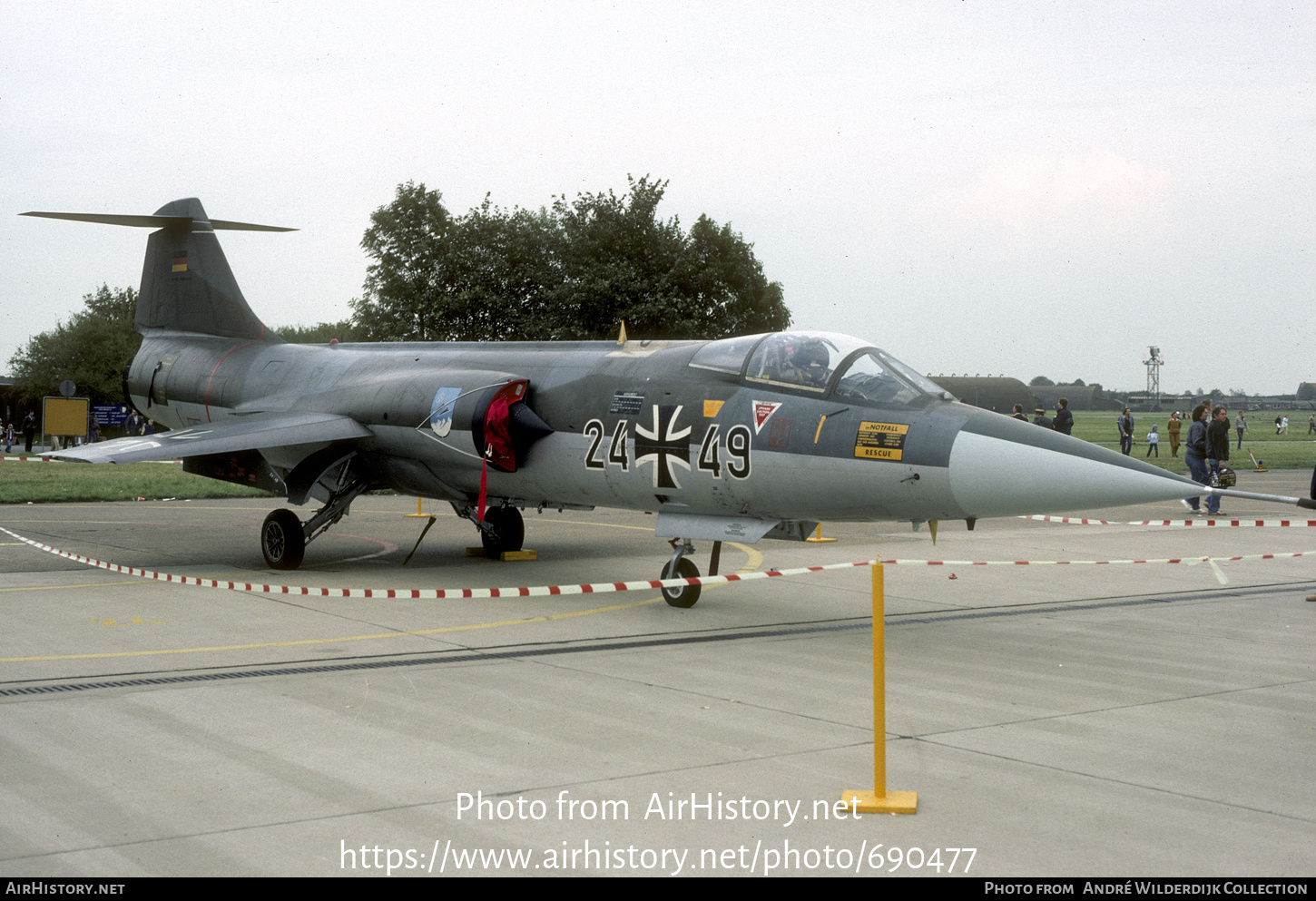 Aircraft Photo of 2449 | Lockheed F-104G Starfighter | Germany - Air Force | AirHistory.net #690477