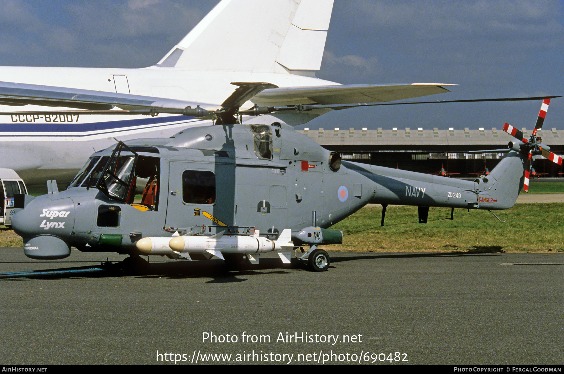 Aircraft Photo of ZD249 | Westland WG-13 Lynx HAS3S | UK - Navy | AirHistory.net #690482