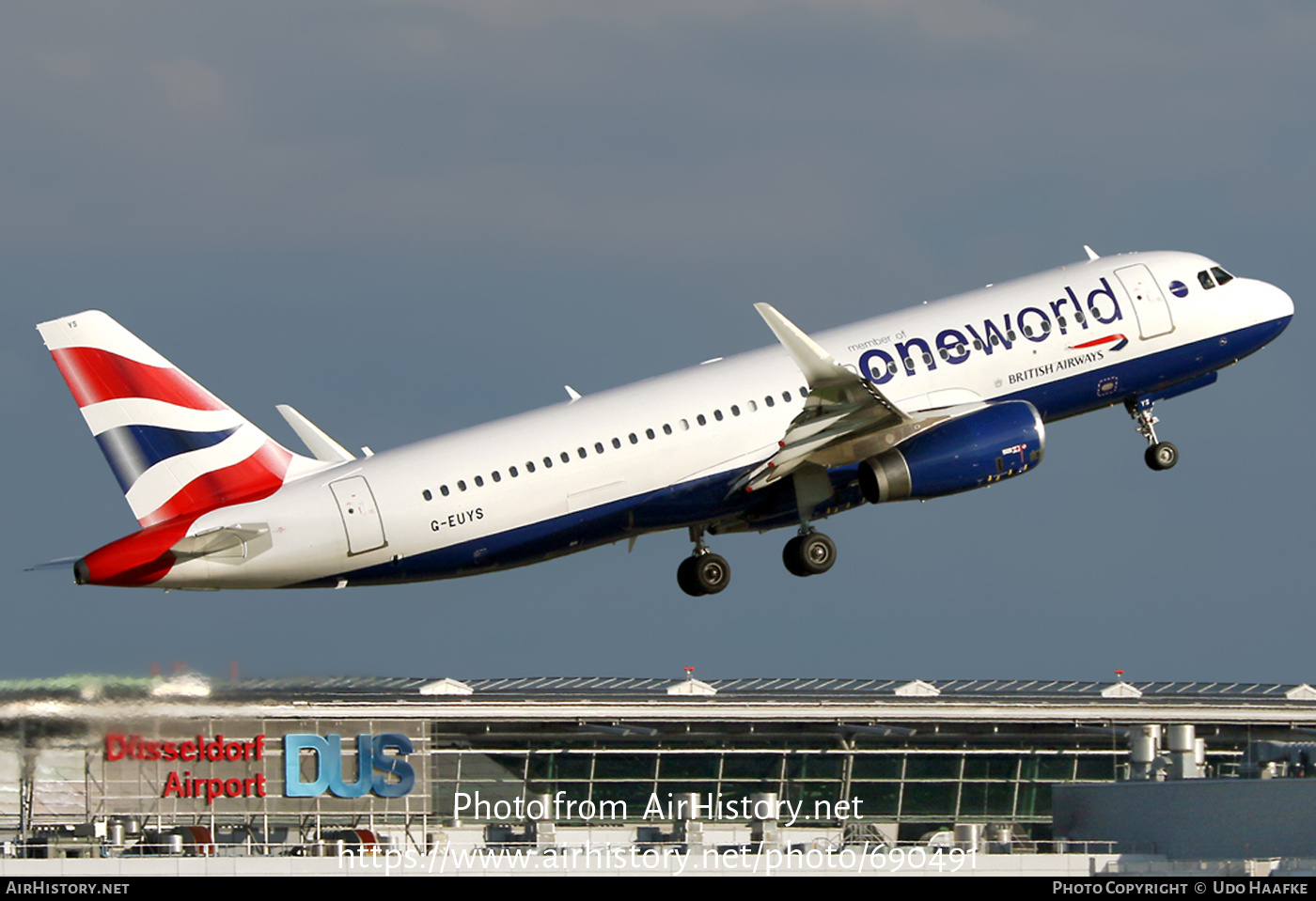 Aircraft Photo of G-EUYS | Airbus A320-232 | British Airways | AirHistory.net #690491