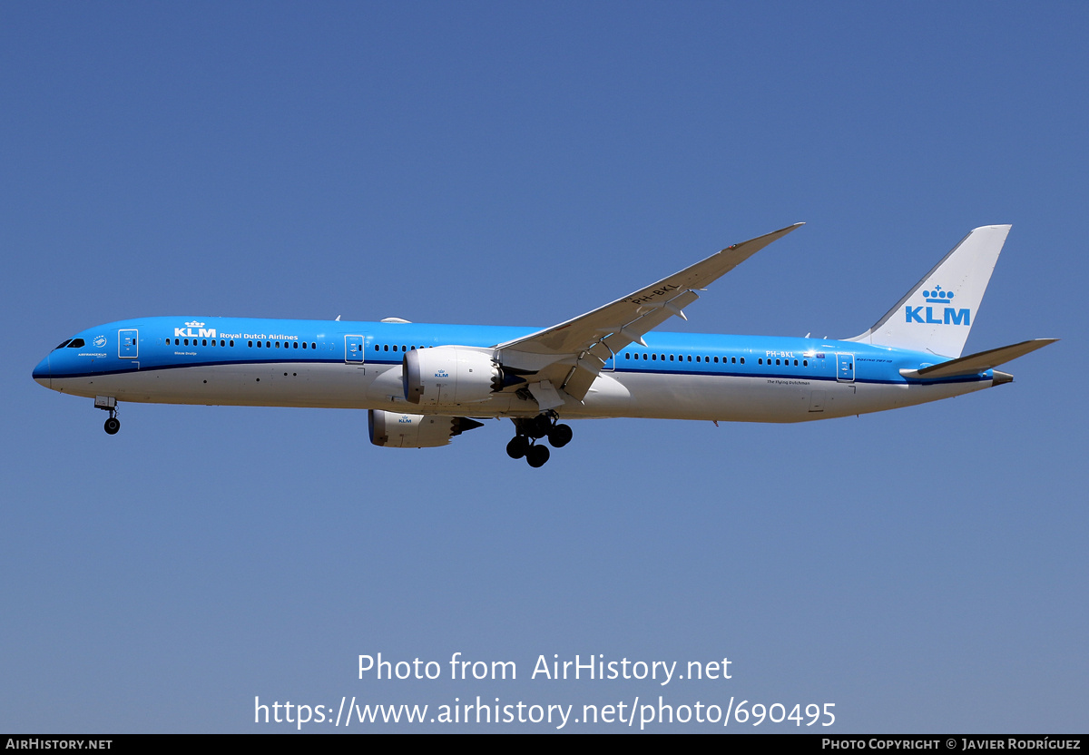 Aircraft Photo of PH-BKL | Boeing 787-10 Dreamliner | KLM - Royal Dutch Airlines | AirHistory.net #690495
