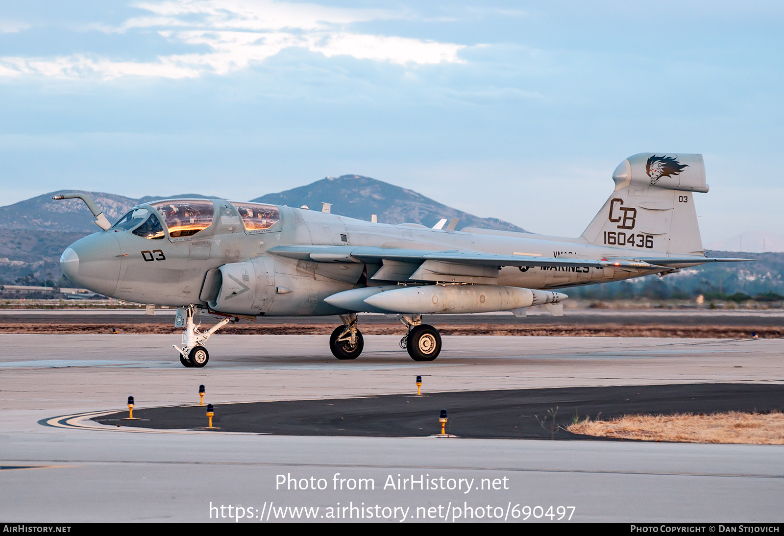 Aircraft Photo of 160436 | Grumman EA-6B Prowler (G-128) | USA - Marines | AirHistory.net #690497