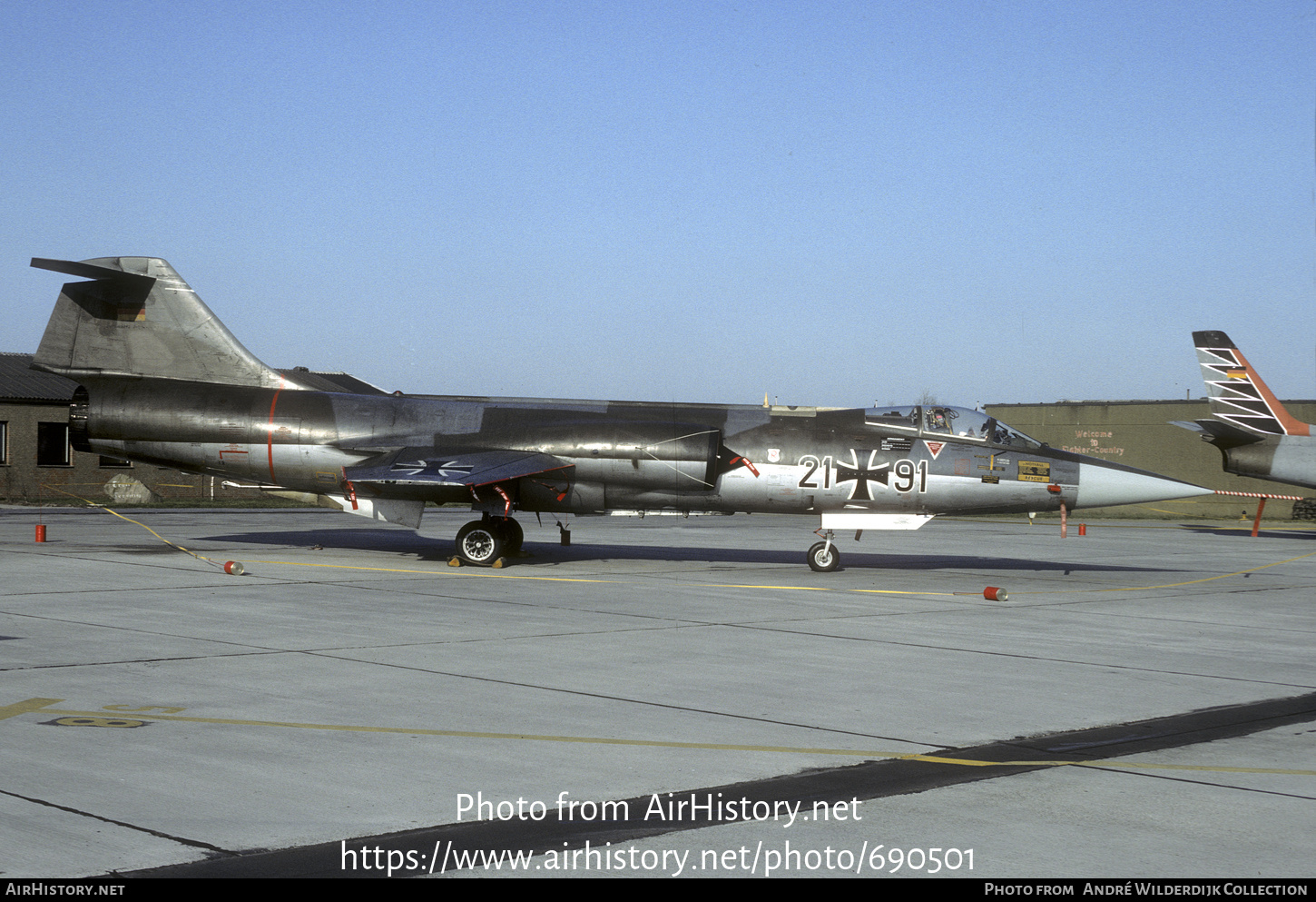 Aircraft Photo of 2191 | Lockheed F-104G Starfighter | Germany - Air Force | AirHistory.net #690501