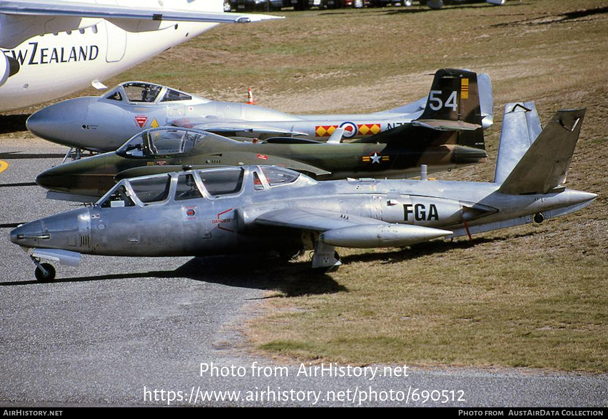 Aircraft Photo of ZK-FGA | Fouga CM-170 Magister | AirHistory.net #690512